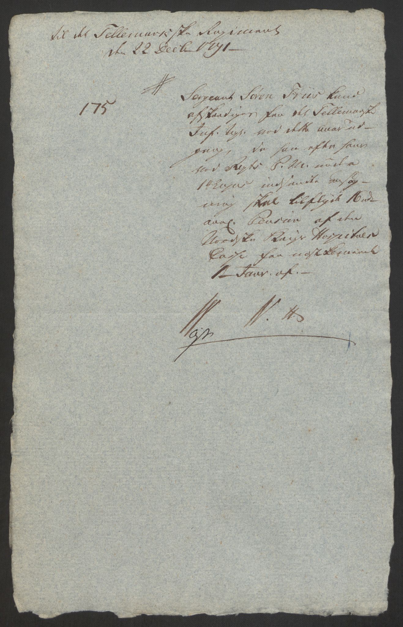 Forsvaret, Den norske kvesthuskasse/krigshospitalkasse, AV/RA-RAFA-1887/F/Fa/L0008: Konsepter, 1790-1793, s. 695