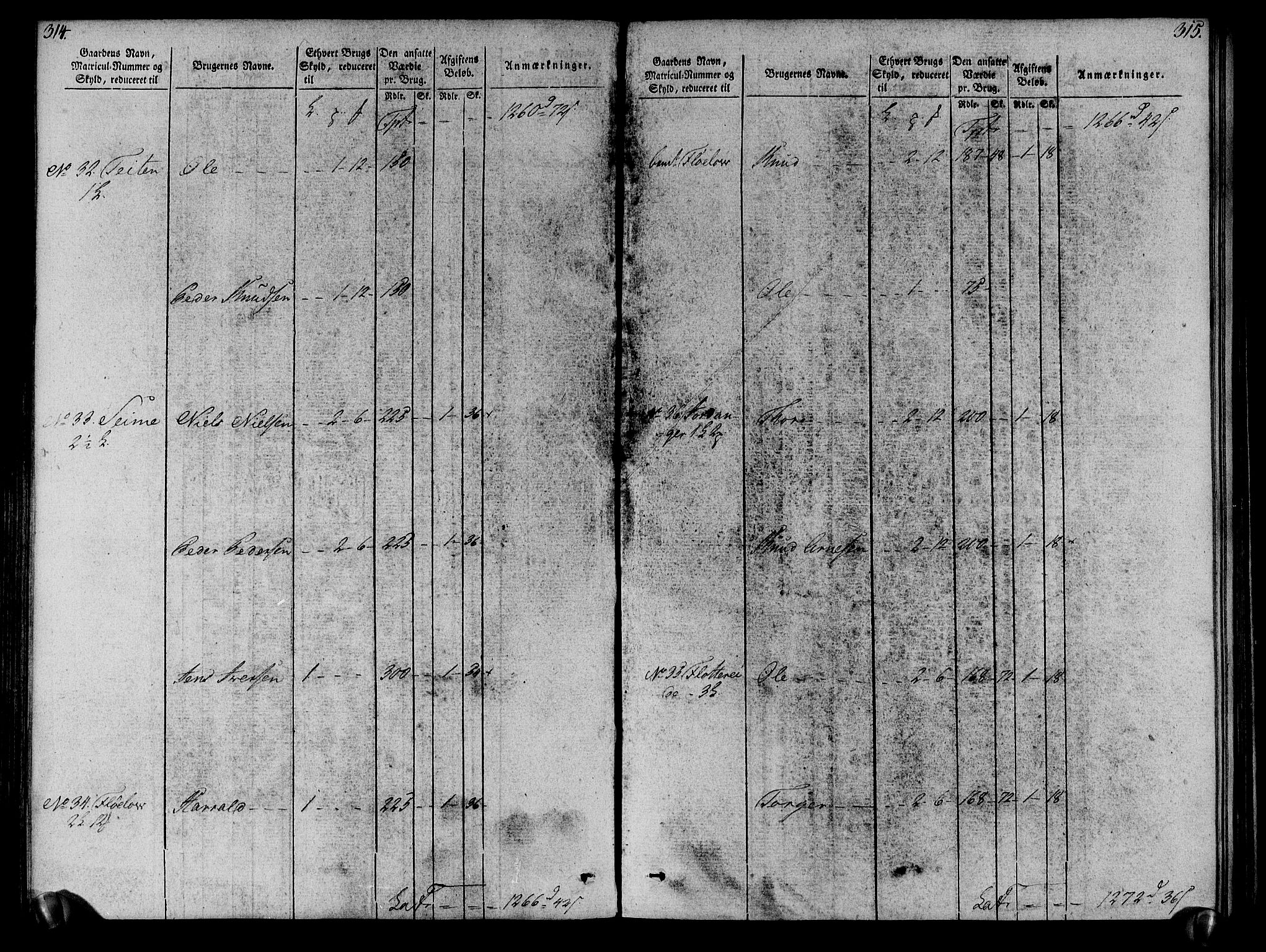 Rentekammeret inntil 1814, Realistisk ordnet avdeling, AV/RA-EA-4070/N/Ne/Nea/L0121: Sunn- og Nordfjord fogderi. Oppebørselsregister, 1803-1804, s. 161