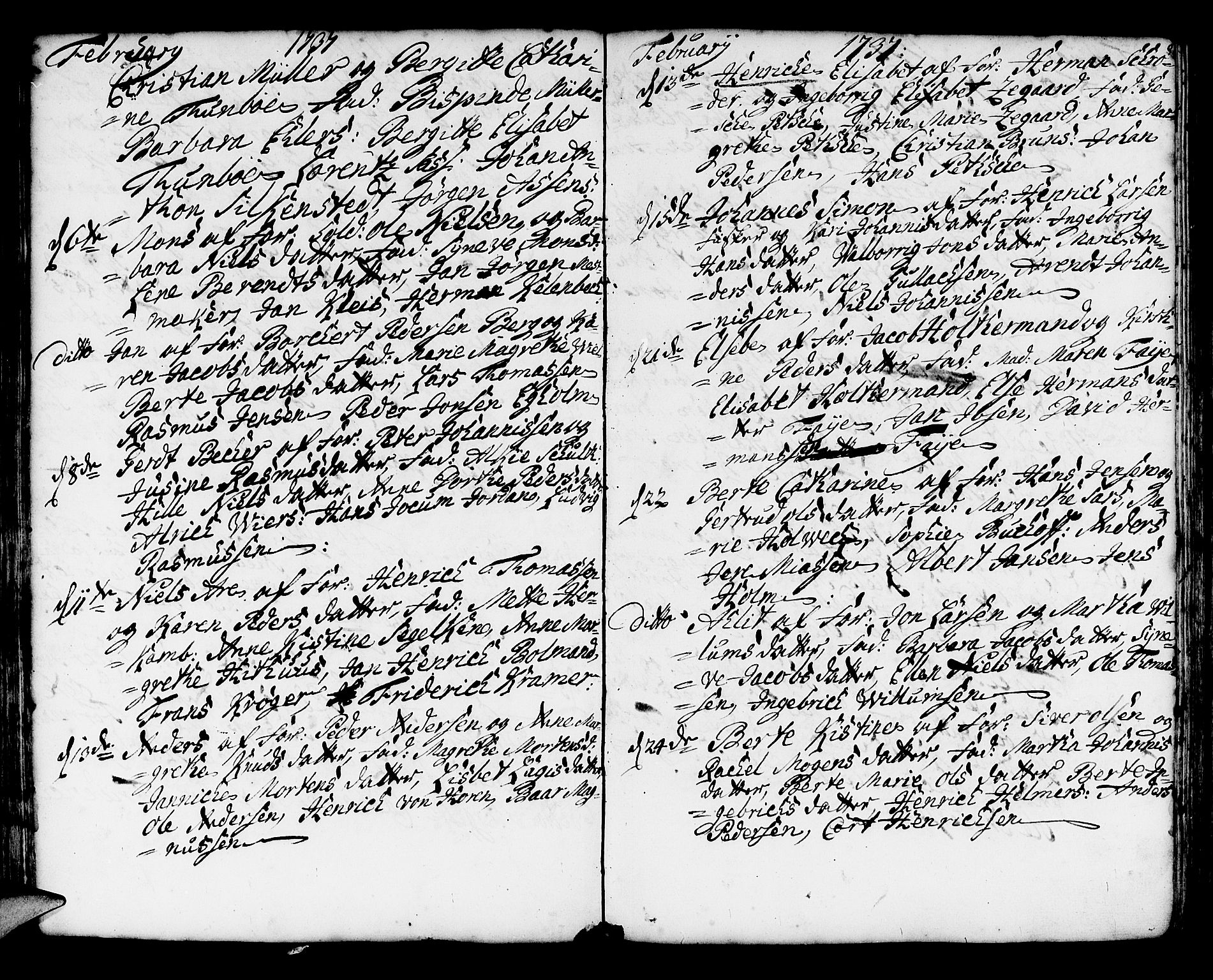 Korskirken sokneprestembete, AV/SAB-A-76101/H/Haa/L0004: Ministerialbok nr. A 4, 1720-1750, s. 174
