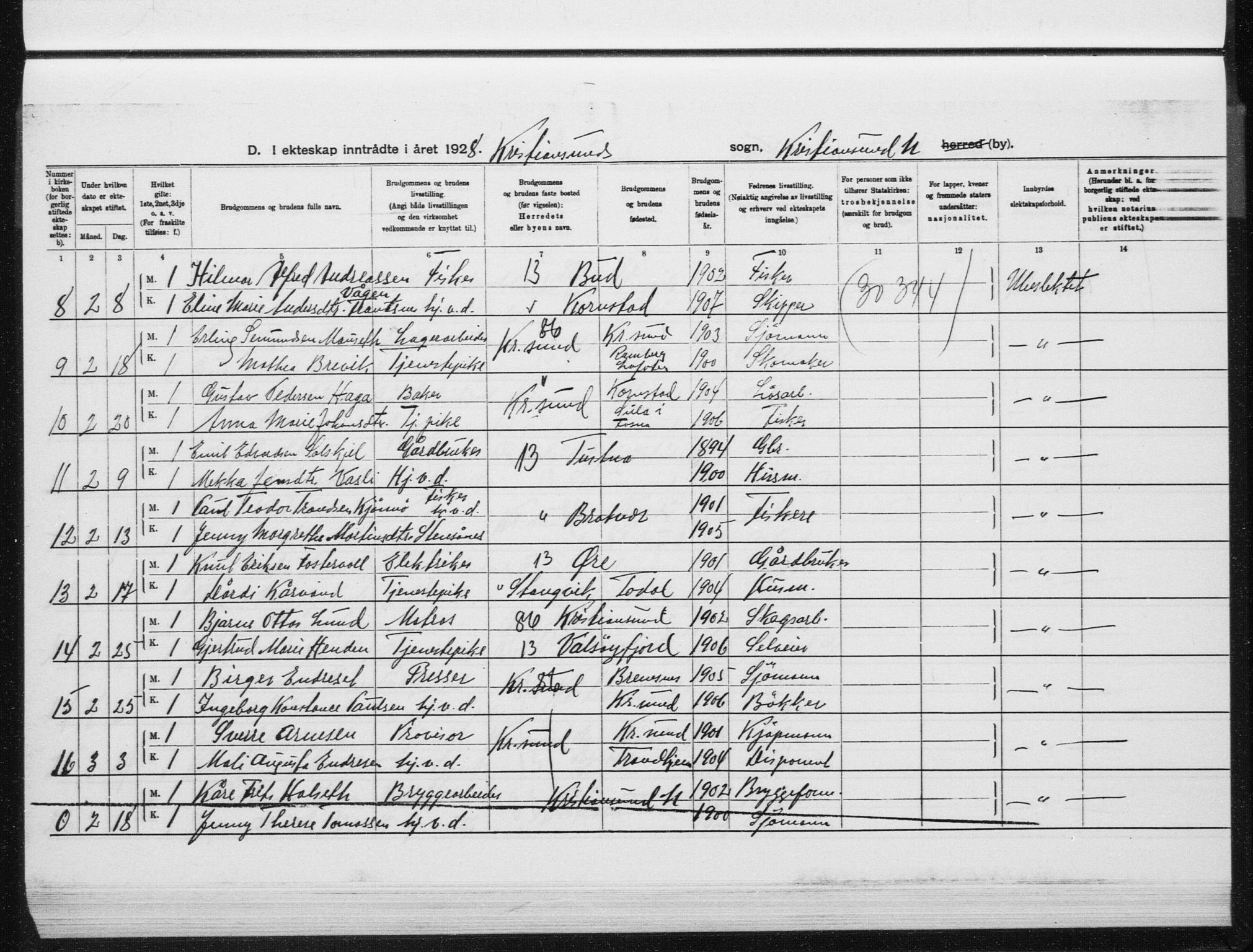 Ministerialprotokoller, klokkerbøker og fødselsregistre - Møre og Romsdal, SAT/A-1454/572/L0862: Ministerialbok nr. 572D06, 1917-1935