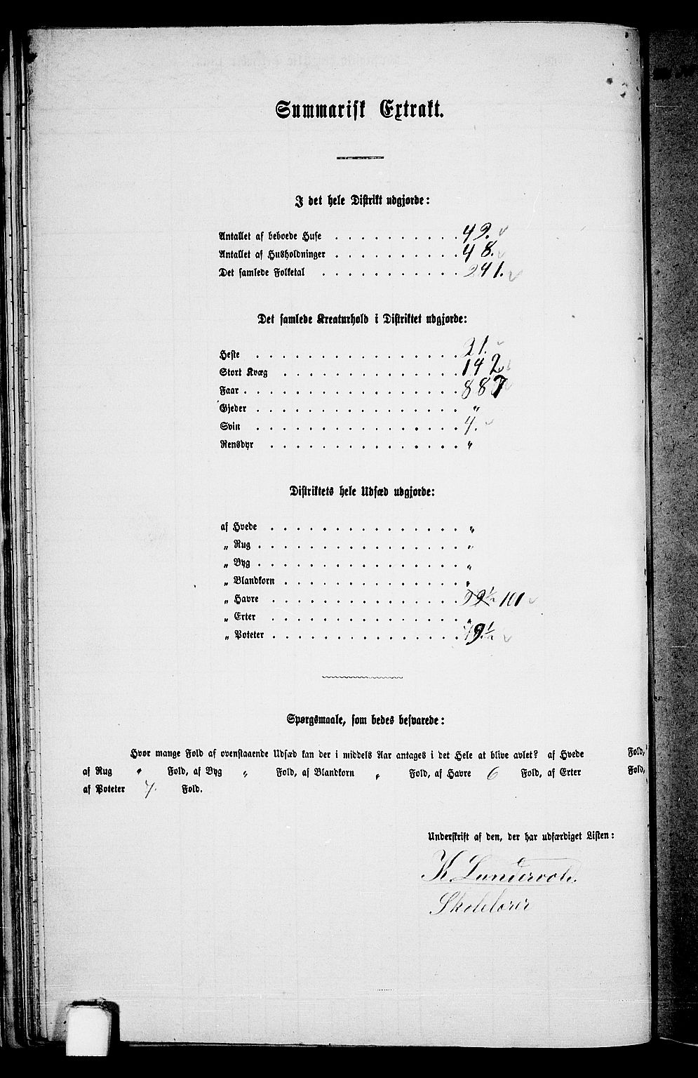 RA, Folketelling 1865 for 1146P Tysvær prestegjeld, 1865, s. 34