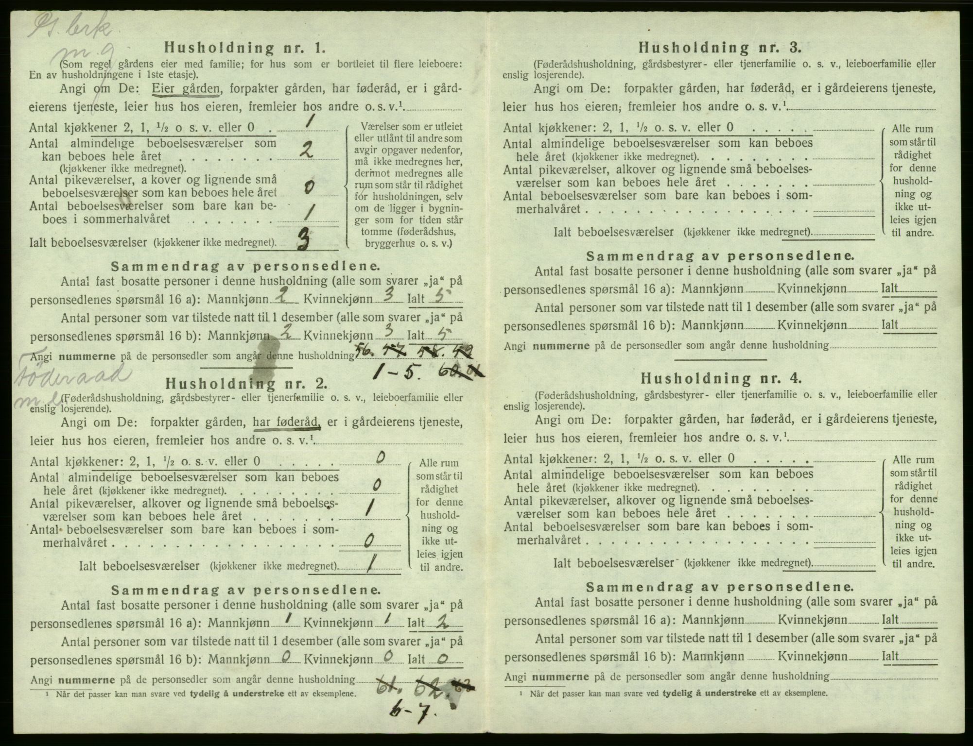 SAB, Folketelling 1920 for 1234 Granvin herred, 1920, s. 41