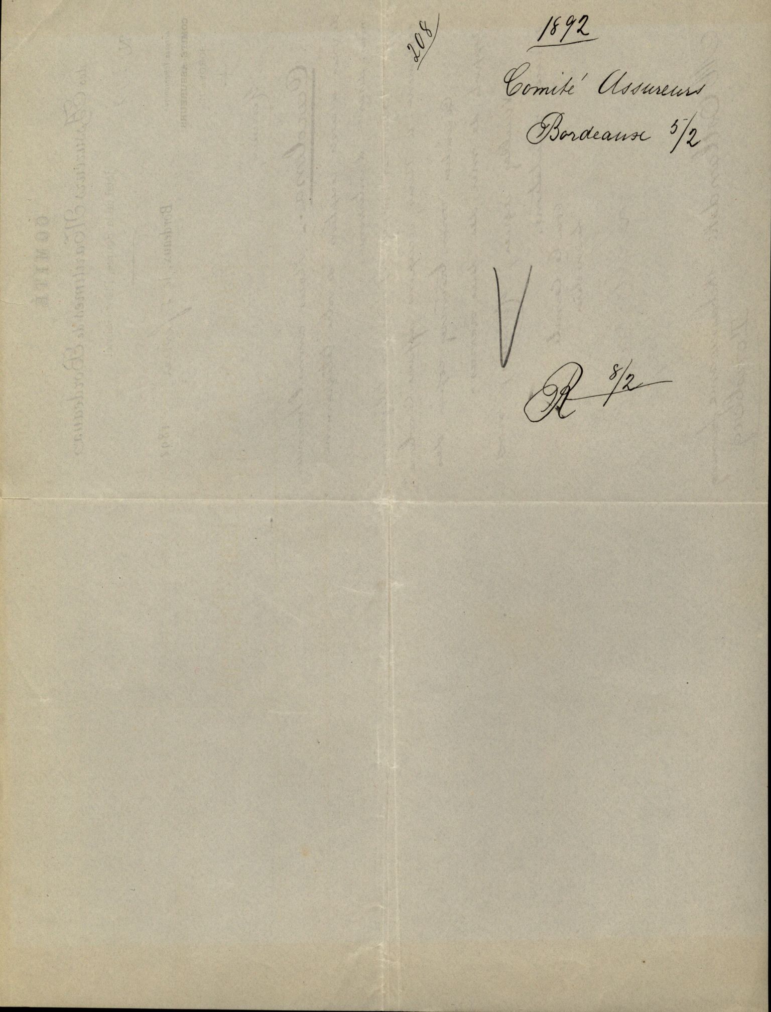 Pa 63 - Østlandske skibsassuranceforening, VEMU/A-1079/G/Ga/L0028/0005: Havaridokumenter / Tjømø, Magnolia, Caroline, Olaf, Stjernen, 1892, s. 82