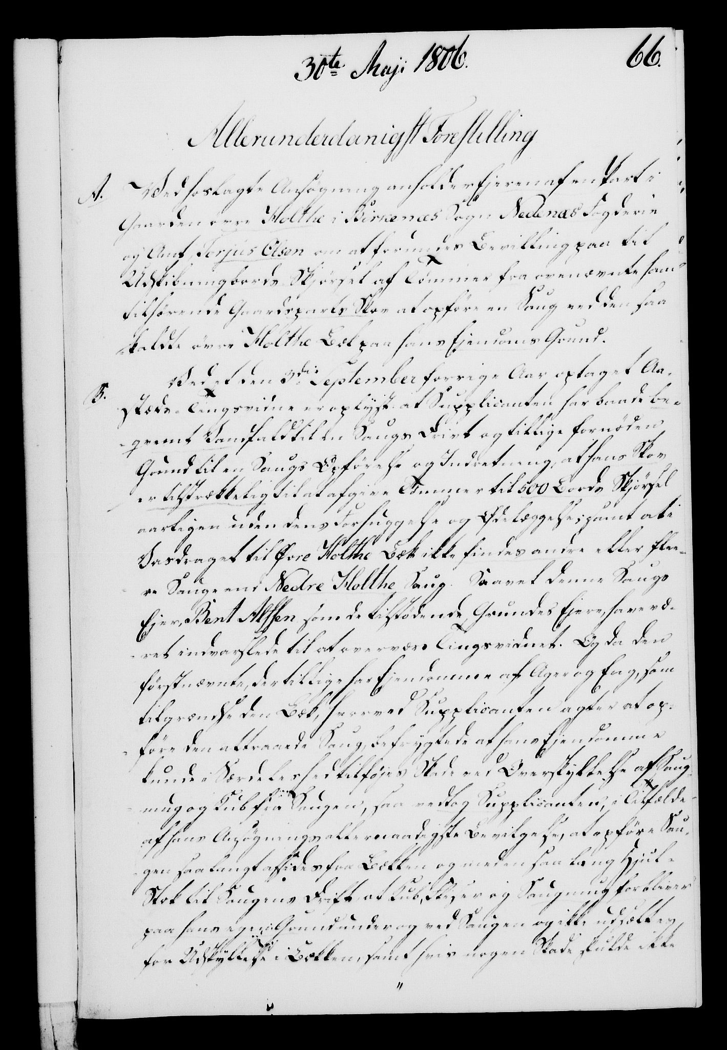 Rentekammeret, Kammerkanselliet, AV/RA-EA-3111/G/Gf/Gfa/L0088: Norsk relasjons- og resolusjonsprotokoll (merket RK 52.88), 1806, s. 396
