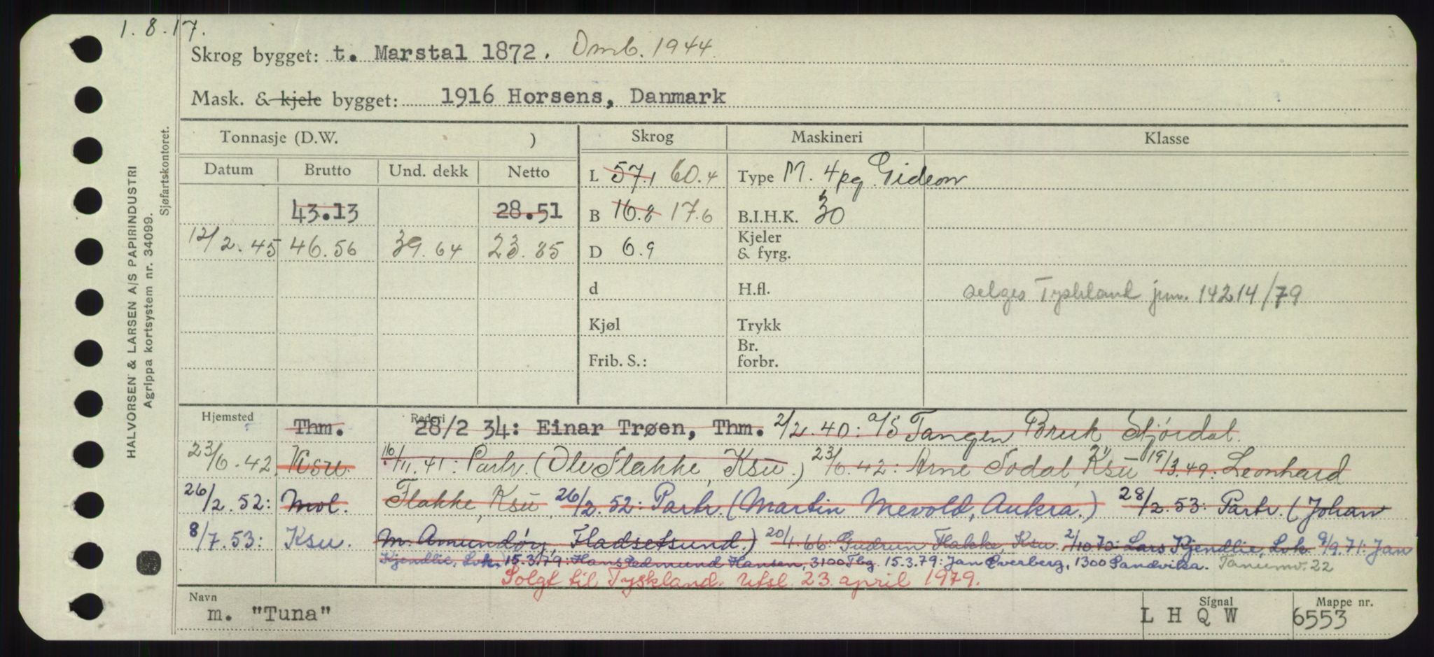 Sjøfartsdirektoratet med forløpere, Skipsmålingen, AV/RA-S-1627/H/Hd/L0039: Fartøy, Ti-Tø, s. 797