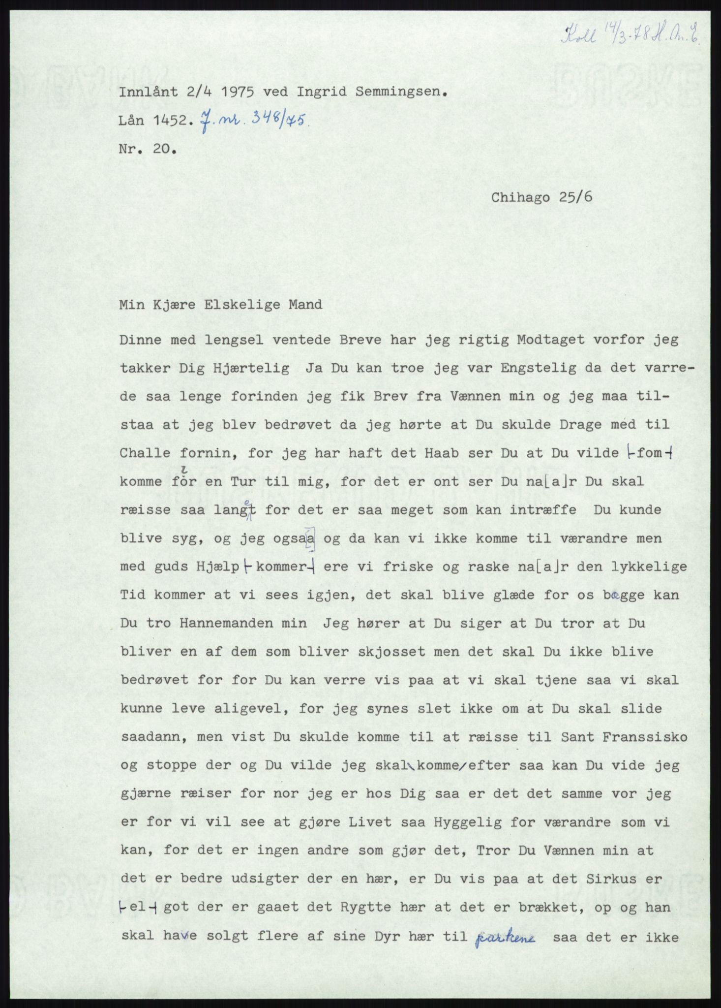 Samlinger til kildeutgivelse, Amerikabrevene, AV/RA-EA-4057/F/L0008: Innlån fra Hedmark: Gamkind - Semmingsen, 1838-1914, s. 223