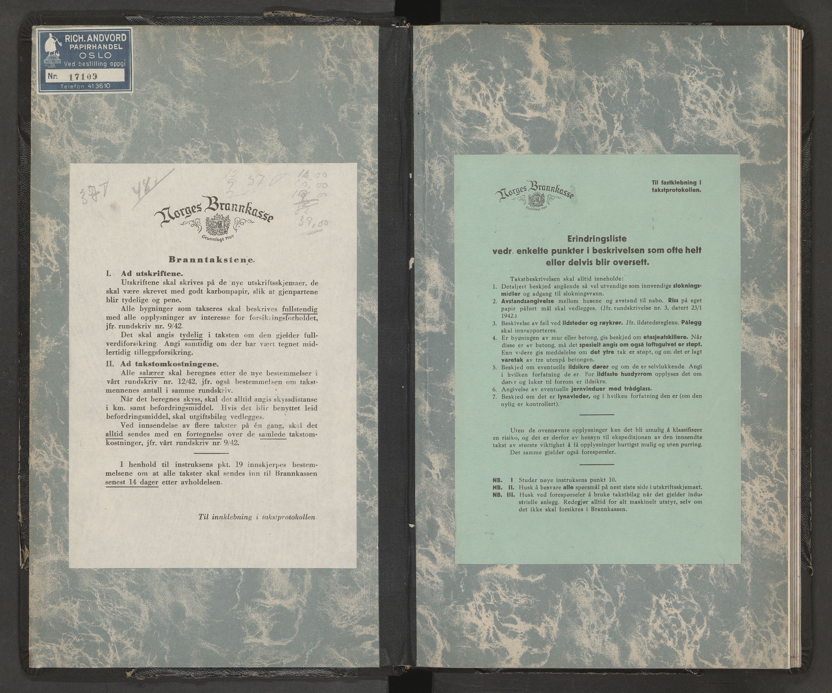 Gol og Hemsedal lensmannskontor, SAKO/A-510/Y/Yf/Yfa/L0005: Branntakstprotokoll, 1952-1955