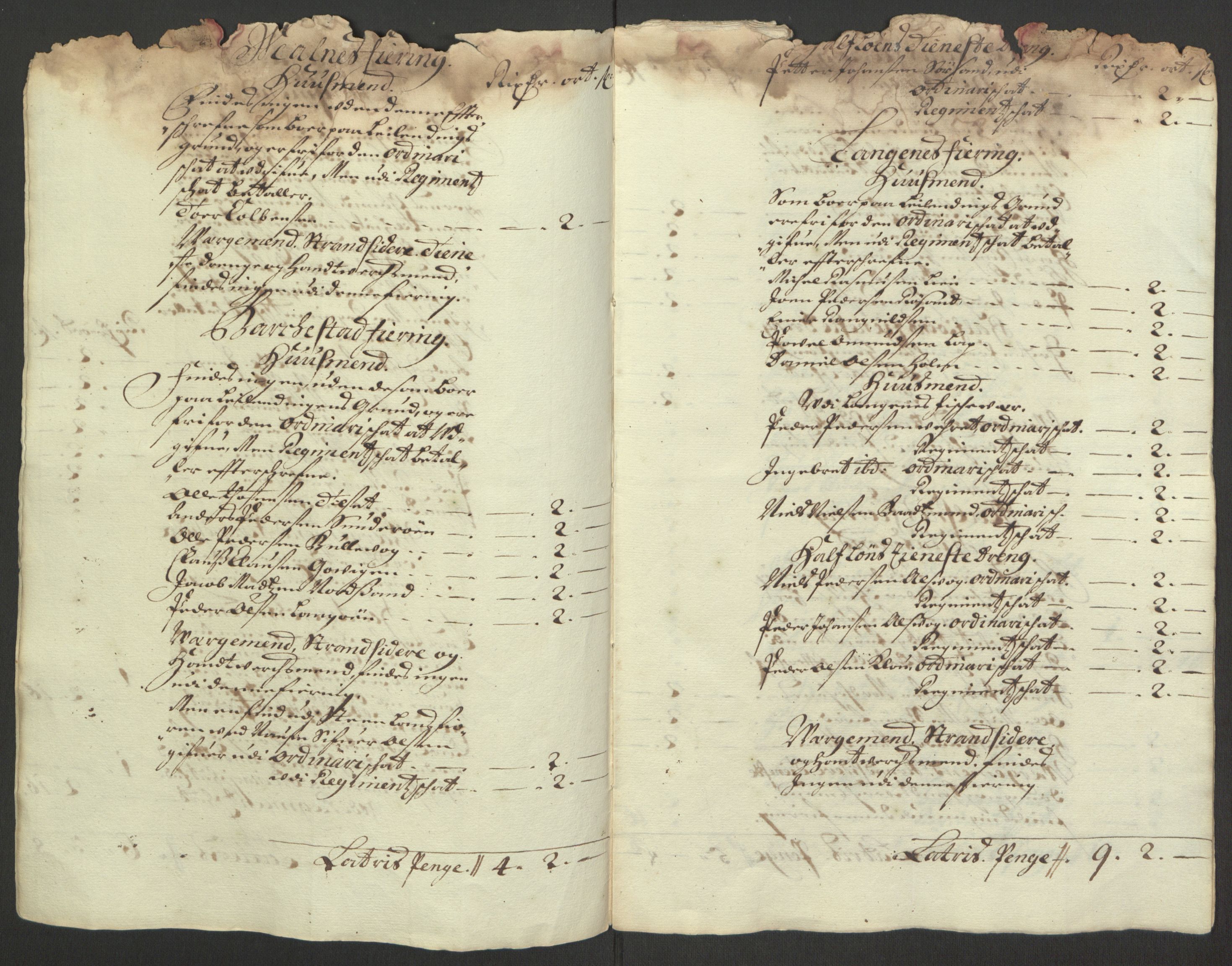 Rentekammeret inntil 1814, Reviderte regnskaper, Fogderegnskap, RA/EA-4092/R67/L4676: Fogderegnskap Vesterålen, Andenes og Lofoten, 1691-1693, s. 10