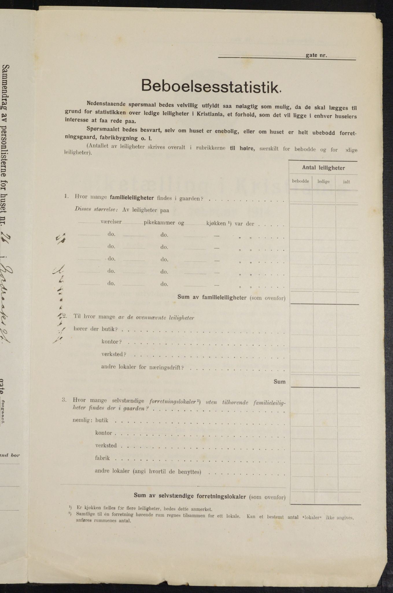 OBA, Kommunal folketelling 1.2.1914 for Kristiania, 1914, s. 73452