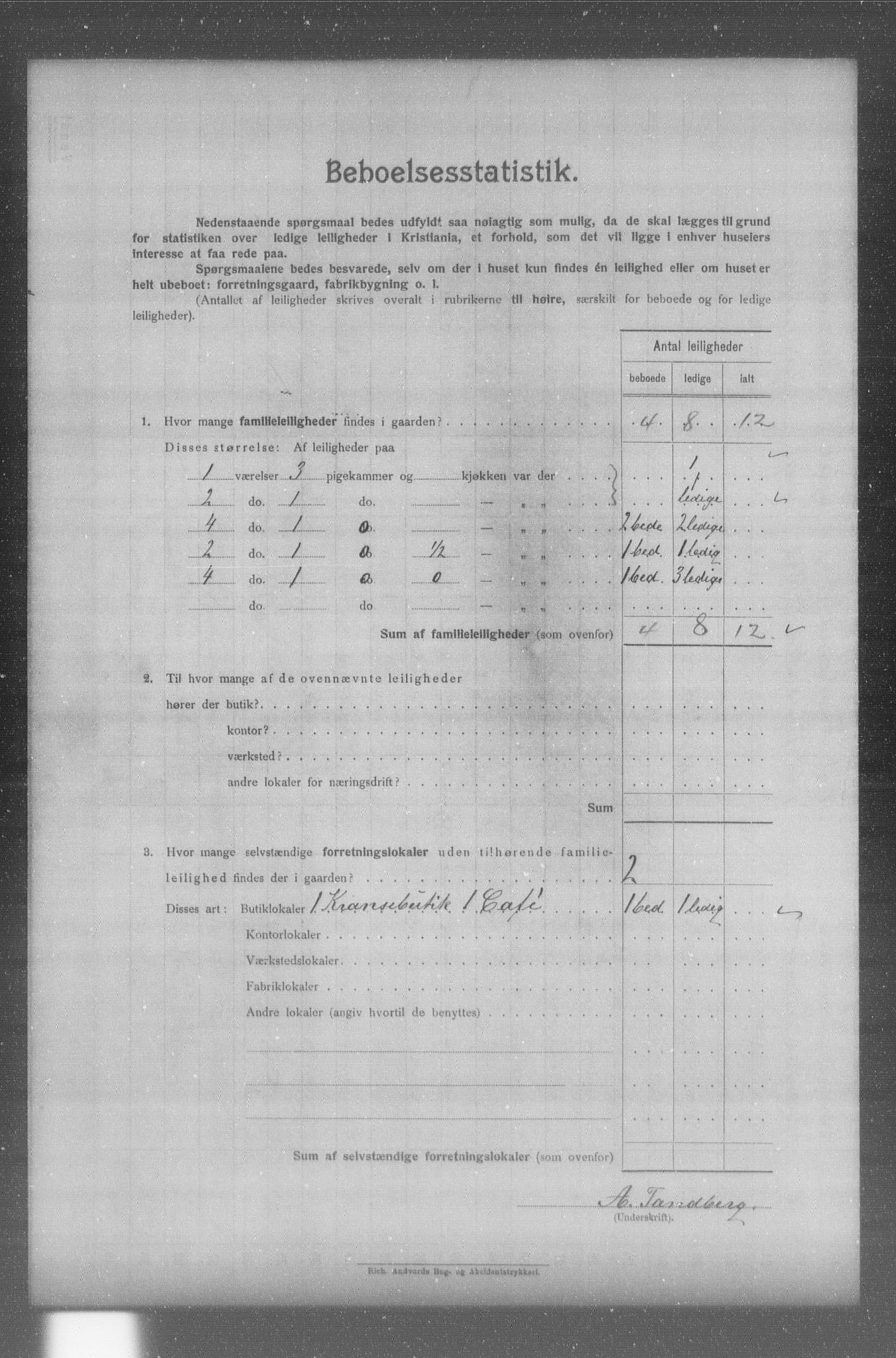 OBA, Kommunal folketelling 31.12.1904 for Kristiania kjøpstad, 1904, s. 14215