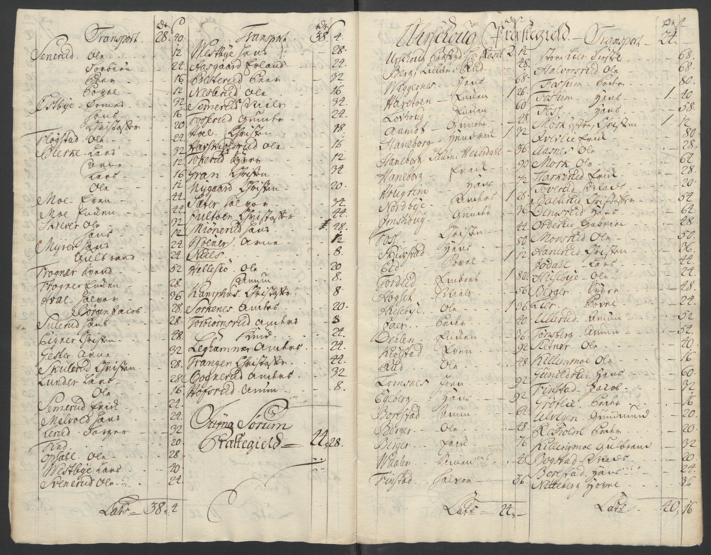 Rentekammeret inntil 1814, Reviderte regnskaper, Fogderegnskap, AV/RA-EA-4092/R11/L0687: Ekstraskatten Nedre Romerike, 1762, s. 537