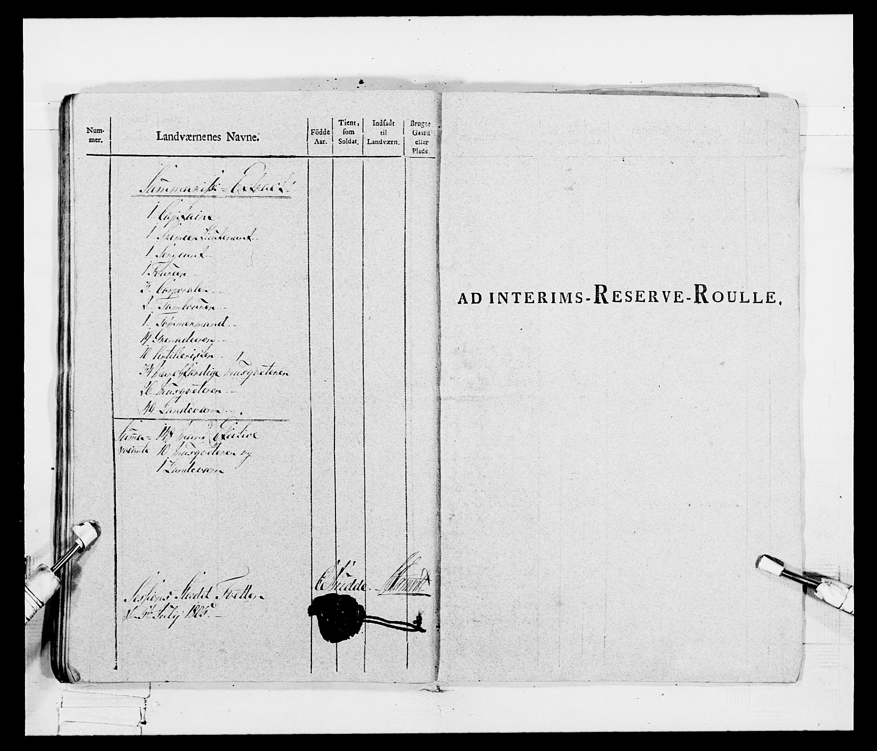 Generalitets- og kommissariatskollegiet, Det kongelige norske kommissariatskollegium, AV/RA-EA-5420/E/Eh/L0115: Telemarkske nasjonale infanteriregiment, 1802-1805, s. 568