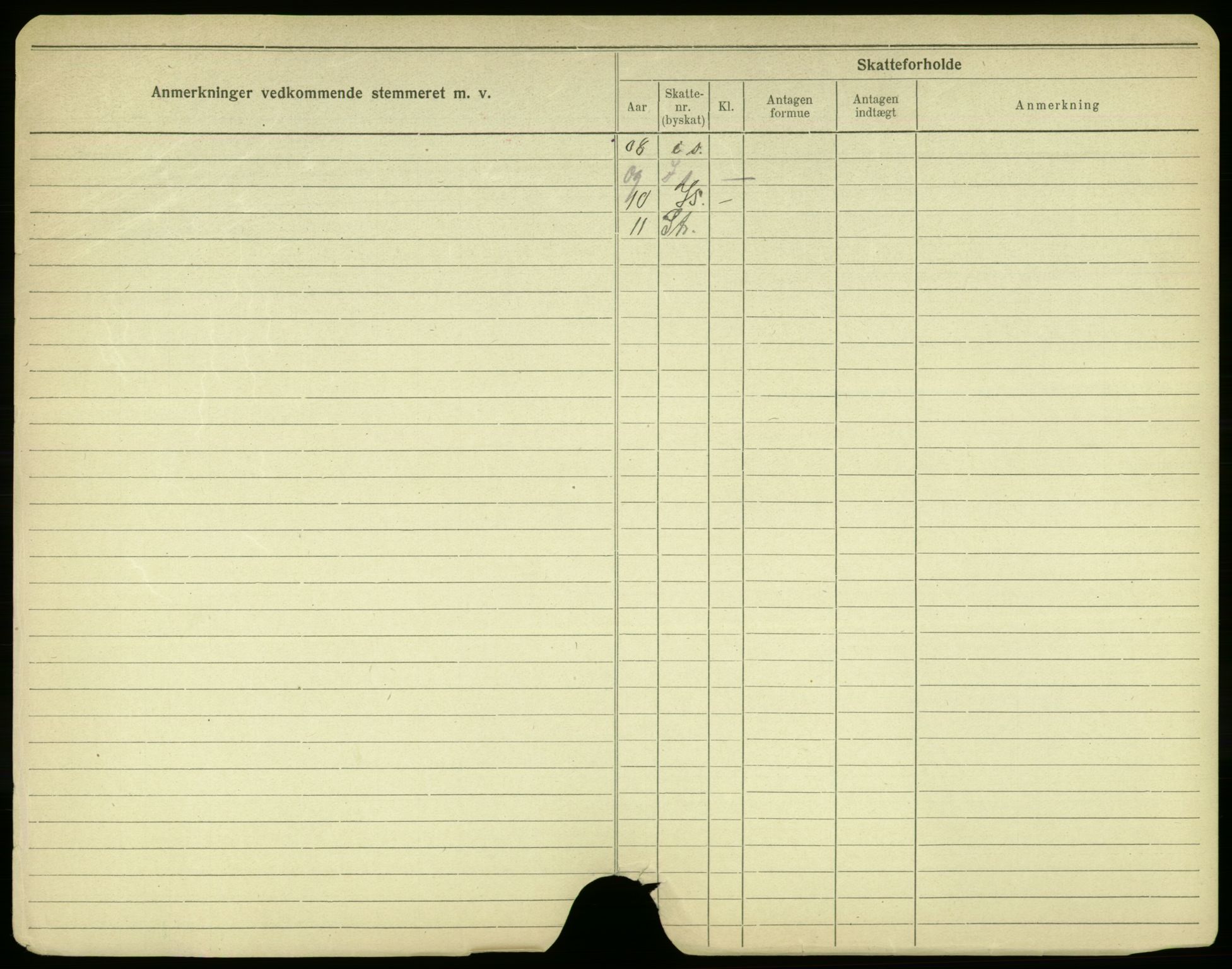 Oslo folkeregister, Registerkort, SAO/A-11715/F/Fa/Fac/L0005: Menn, 1906-1914, s. 624b