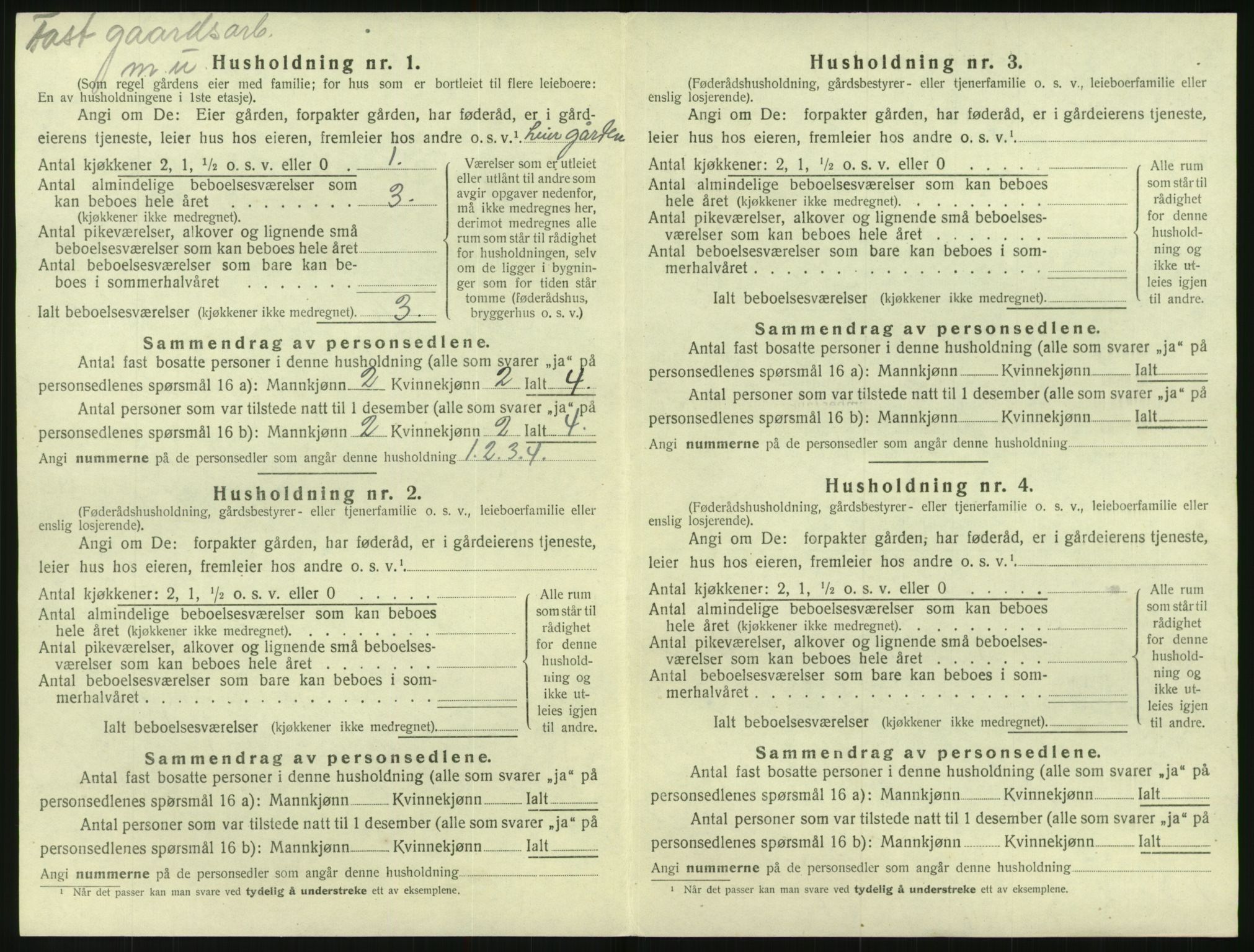 SAK, Folketelling 1920 for 0932 Mykland herred, 1920, s. 165