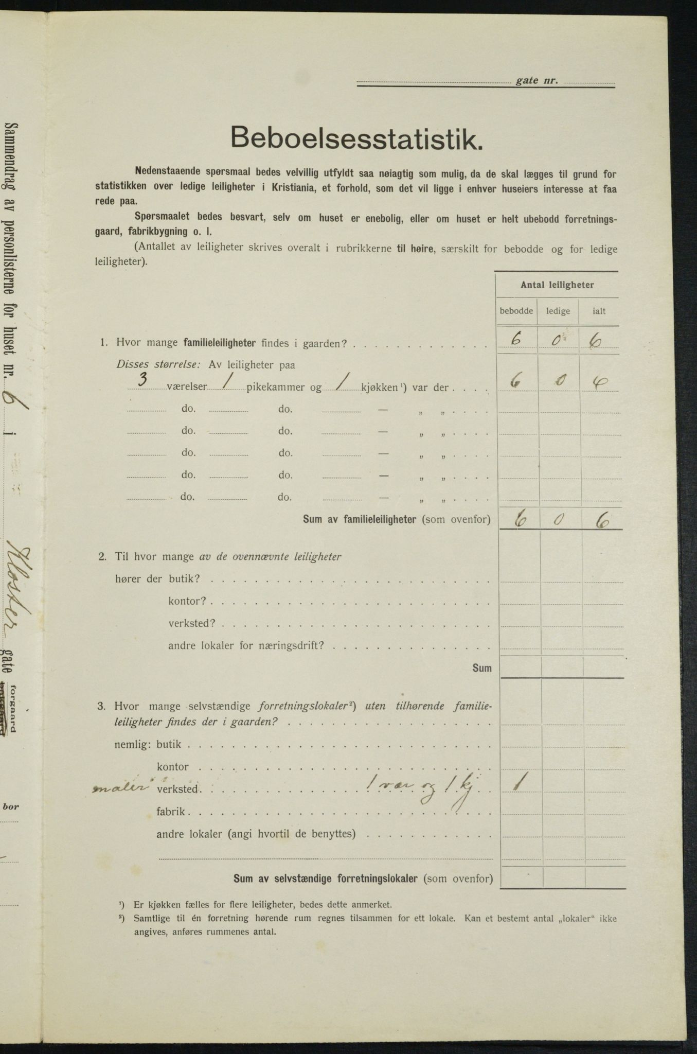 OBA, Kommunal folketelling 1.2.1913 for Kristiania, 1913, s. 51864