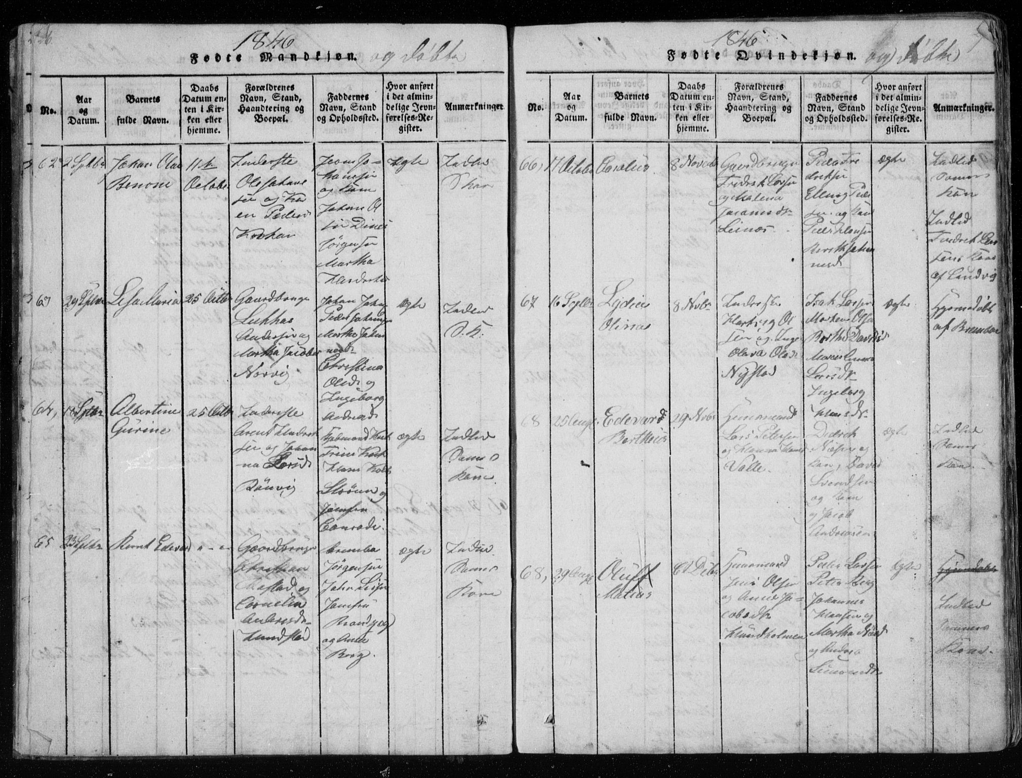 Ministerialprotokoller, klokkerbøker og fødselsregistre - Nordland, AV/SAT-A-1459/801/L0026: Klokkerbok nr. 801C01, 1820-1855, s. 26-27