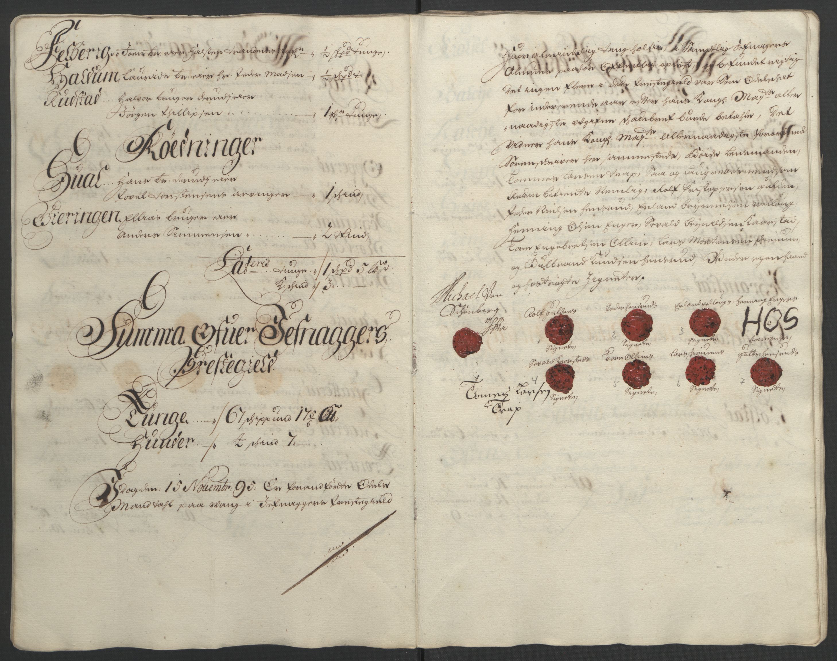 Rentekammeret inntil 1814, Reviderte regnskaper, Fogderegnskap, AV/RA-EA-4092/R18/L1293: Fogderegnskap Hadeland, Toten og Valdres, 1695, s. 77