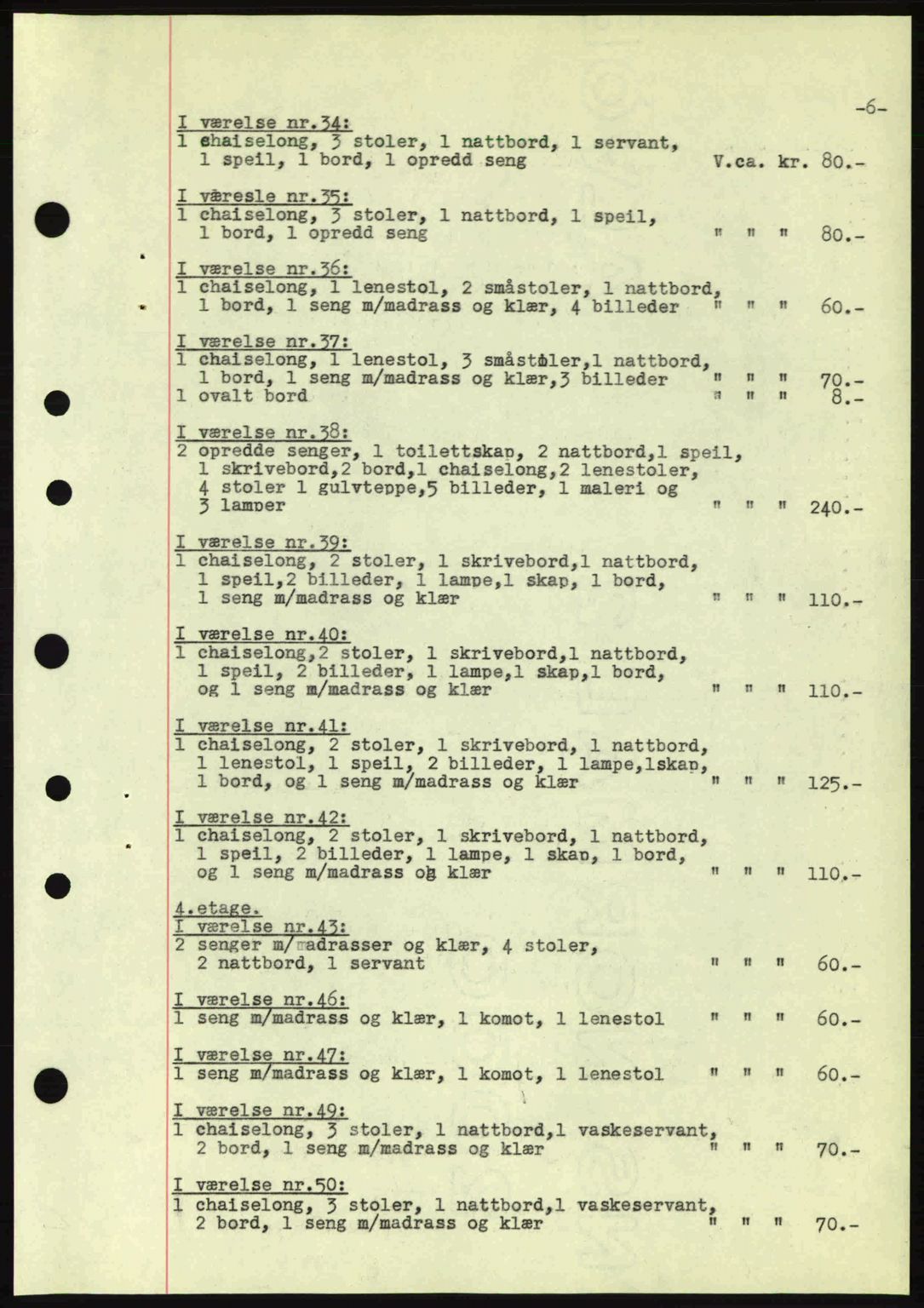 Kristiansund byfogd, AV/SAT-A-4587/A/27: Pantebok nr. 31, 1938-1939, Dagboknr: 433/1938