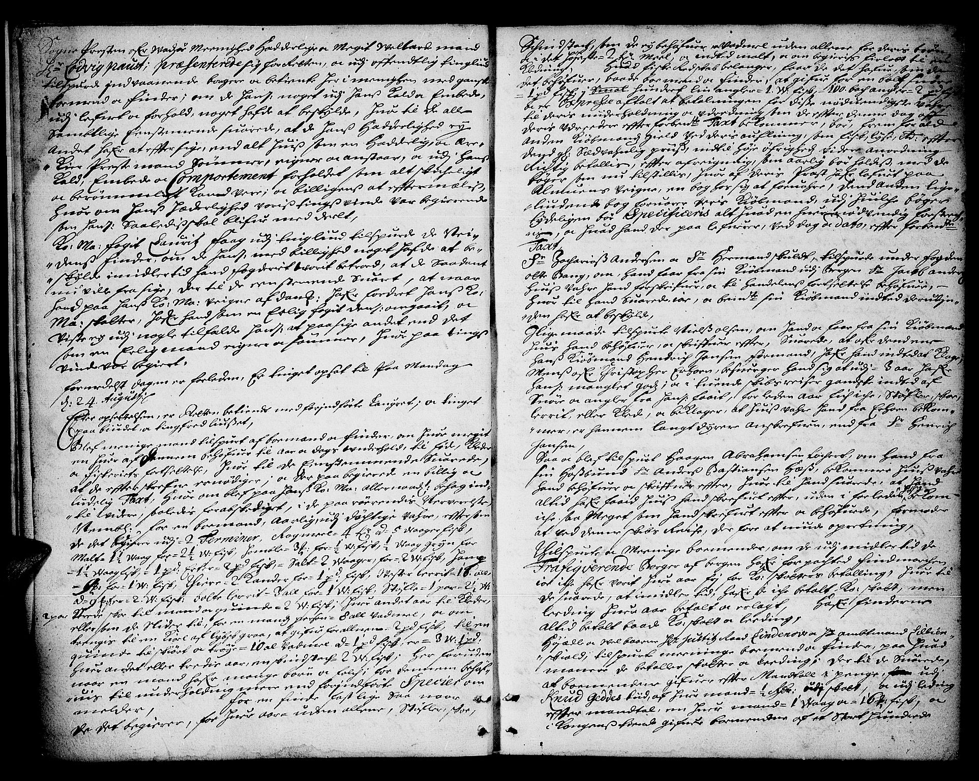 Finnmark sorenskriveri, AV/SATØ-S-0053/F/Fa/L0021: Justisprotokoller, 1685-1688, s. 3b-4a