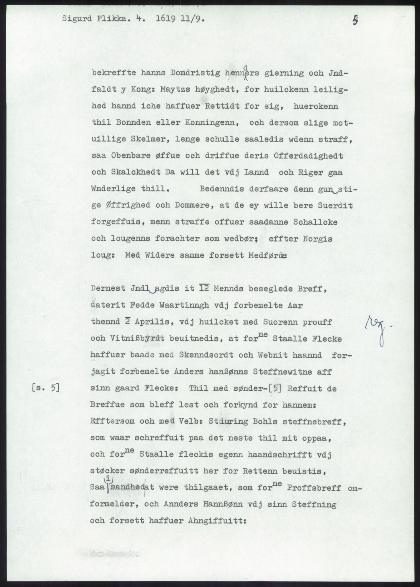 Samlinger til kildeutgivelse, Diplomavskriftsamlingen, RA/EA-4053/H/Ha, s. 1111