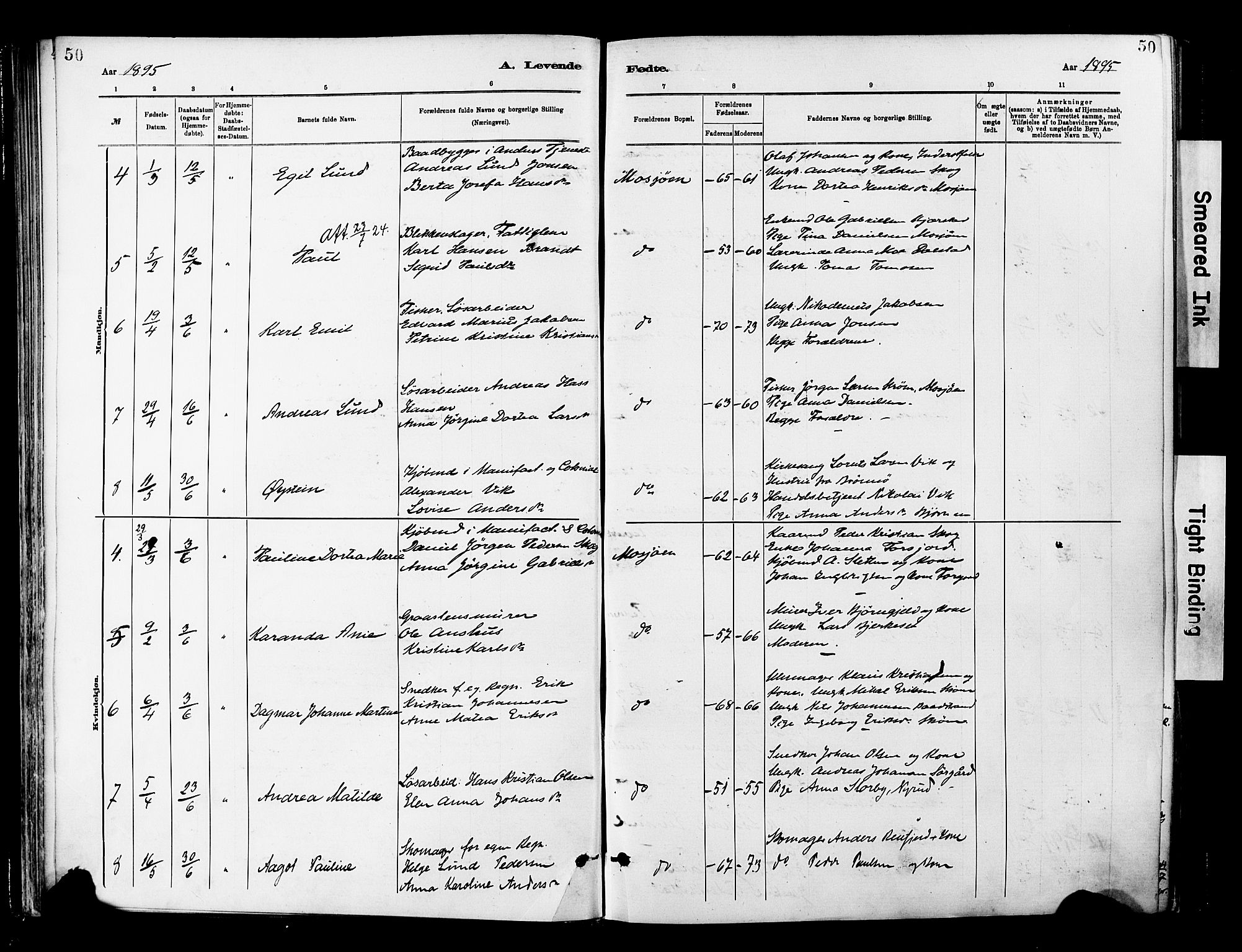 Ministerialprotokoller, klokkerbøker og fødselsregistre - Nordland, AV/SAT-A-1459/820/L0296: Ministerialbok nr. 820A17, 1880-1903, s. 50