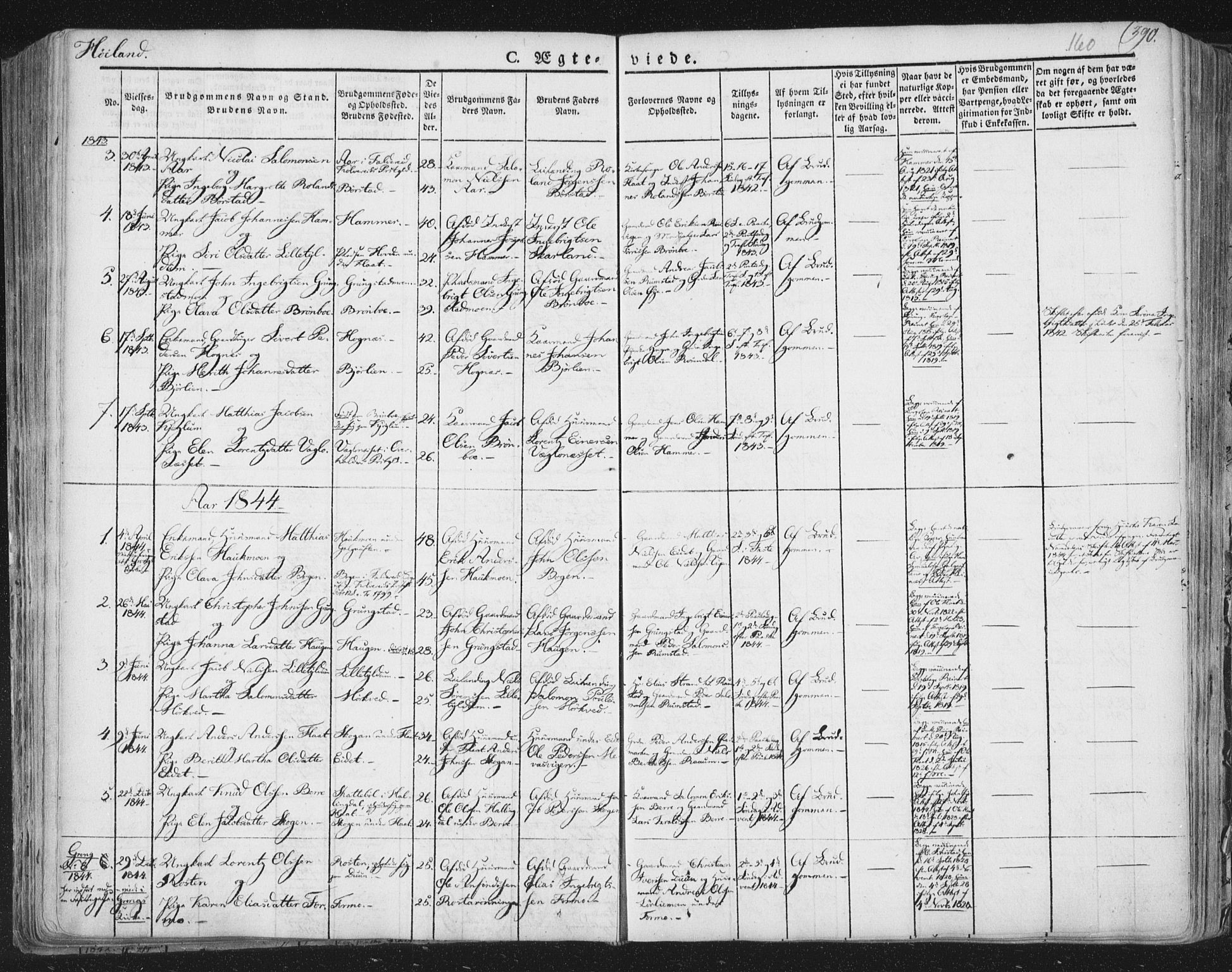 Ministerialprotokoller, klokkerbøker og fødselsregistre - Nord-Trøndelag, SAT/A-1458/758/L0513: Ministerialbok nr. 758A02 /2, 1839-1868, s. 160
