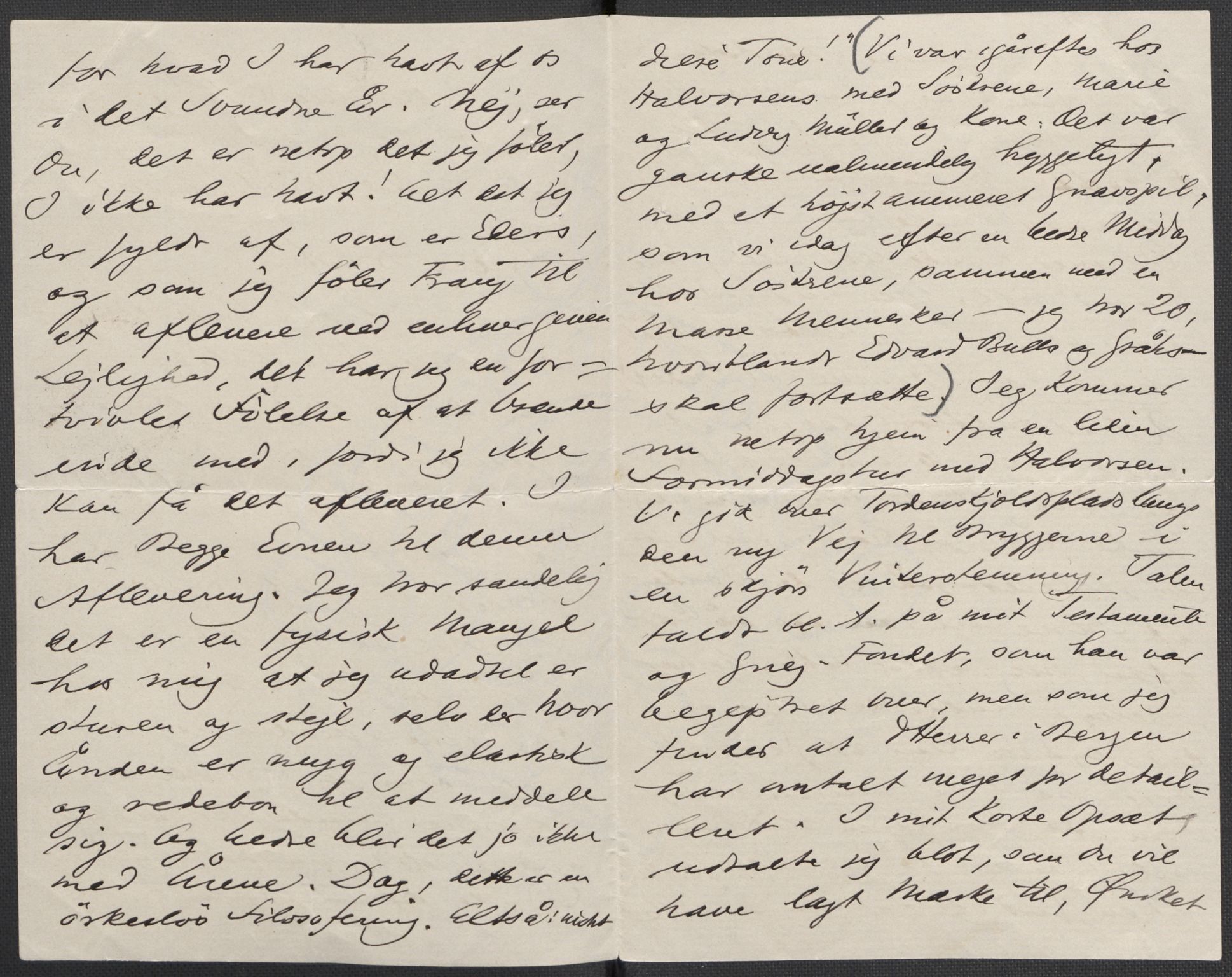 Beyer, Frants, RA/PA-0132/F/L0001: Brev fra Edvard Grieg til Frantz Beyer og "En del optegnelser som kan tjene til kommentar til brevene" av Marie Beyer, 1872-1907, s. 871
