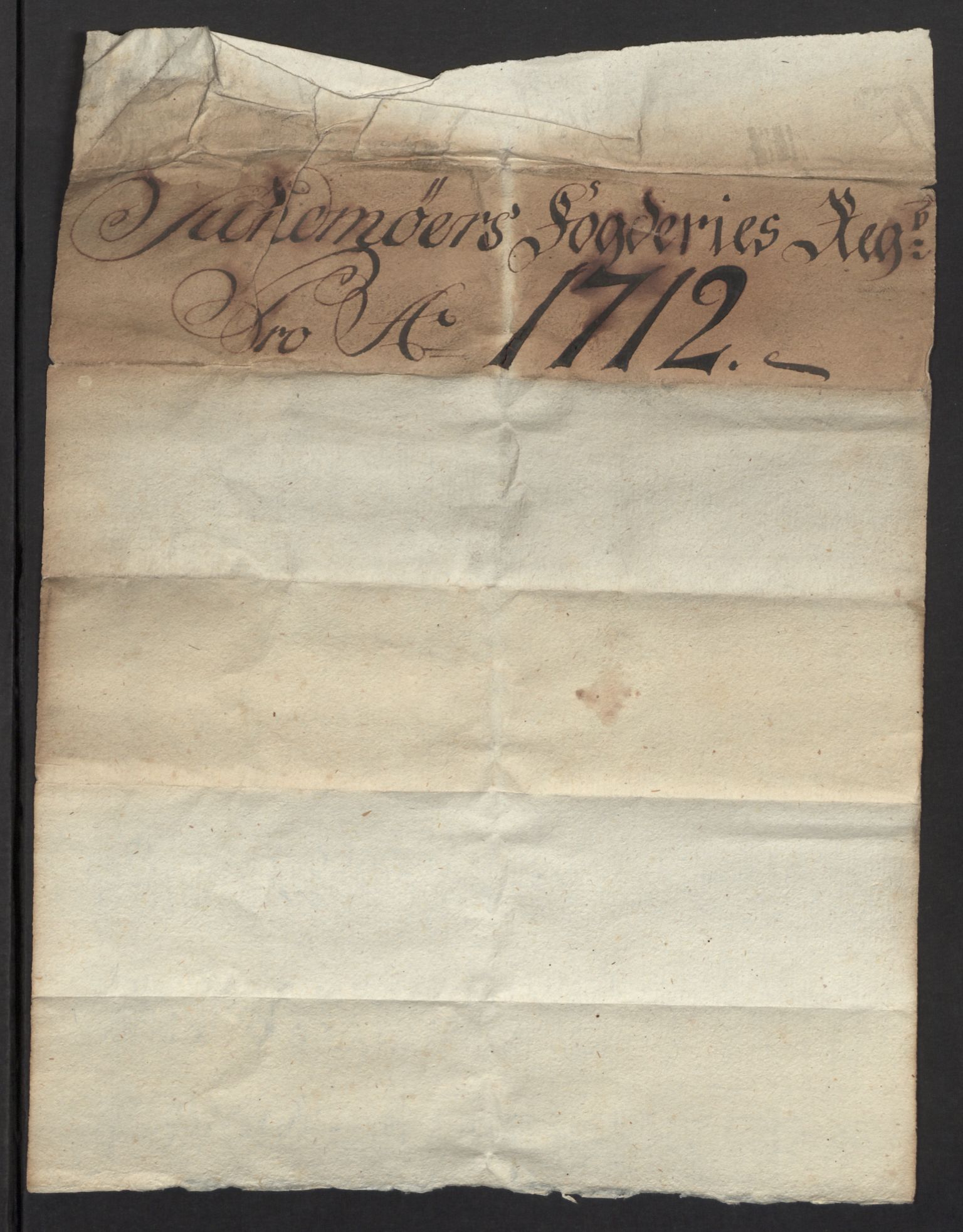 Rentekammeret inntil 1814, Reviderte regnskaper, Fogderegnskap, AV/RA-EA-4092/R54/L3565: Fogderegnskap Sunnmøre, 1712-1713, s. 3