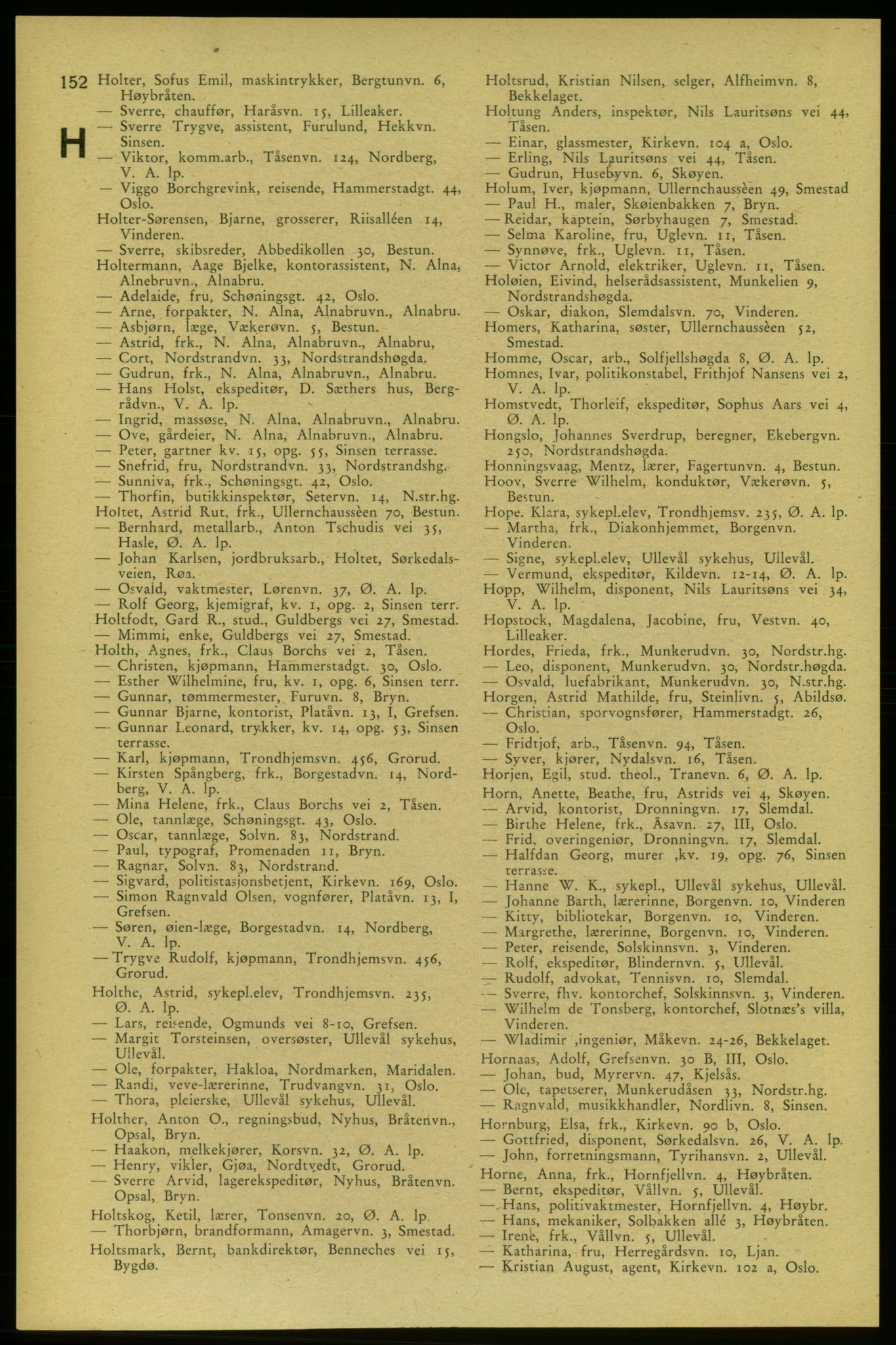 Aker adressebok/adressekalender, PUBL/001/A/006: Aker adressebok, 1937-1938, s. 152