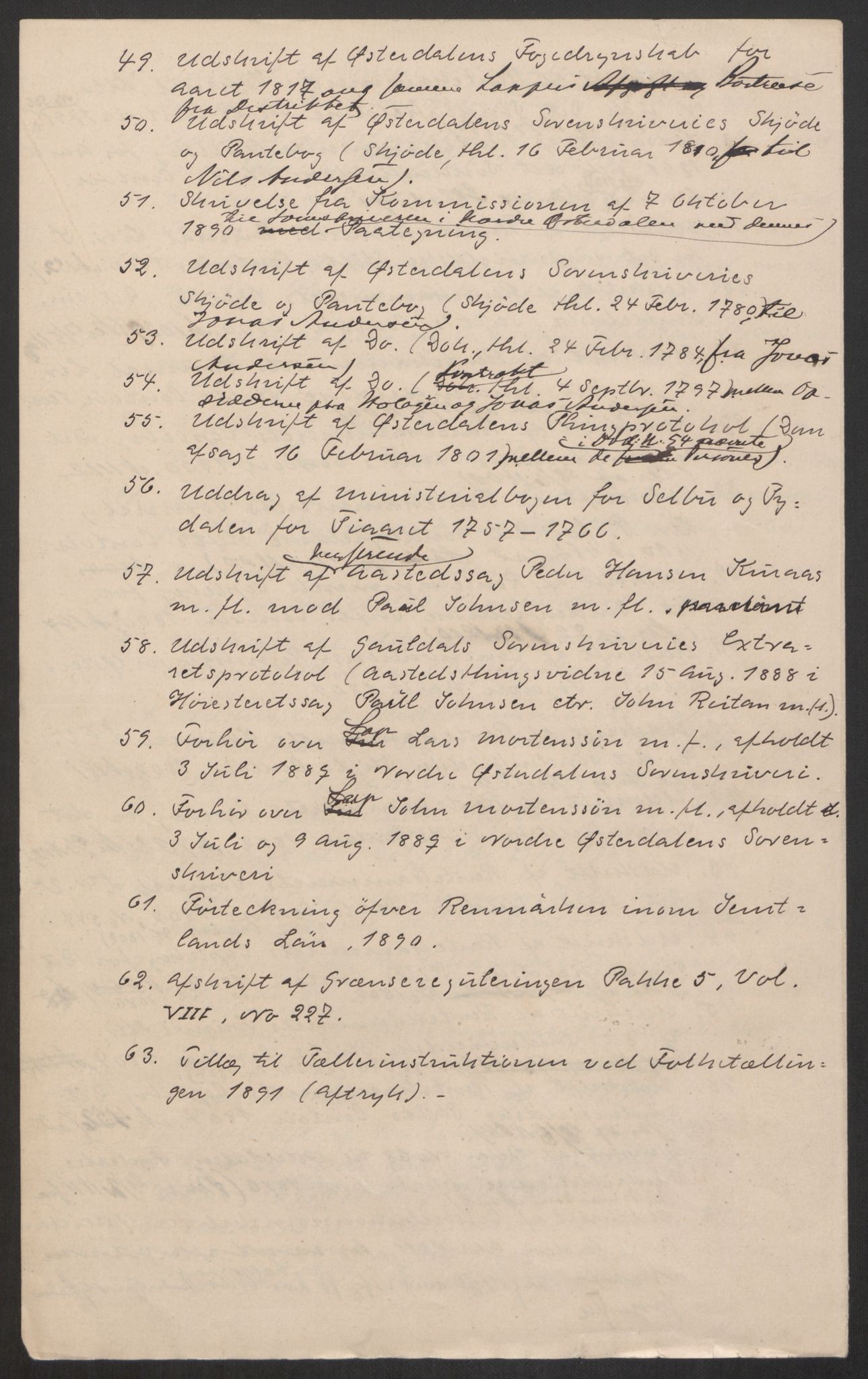 Landbruksdepartementet, Kontorer for reindrift og ferskvannsfiske, AV/RA-S-1247/2/E/Eb/L0014: Lappekommisjonen, 1885-1890, s. 1362