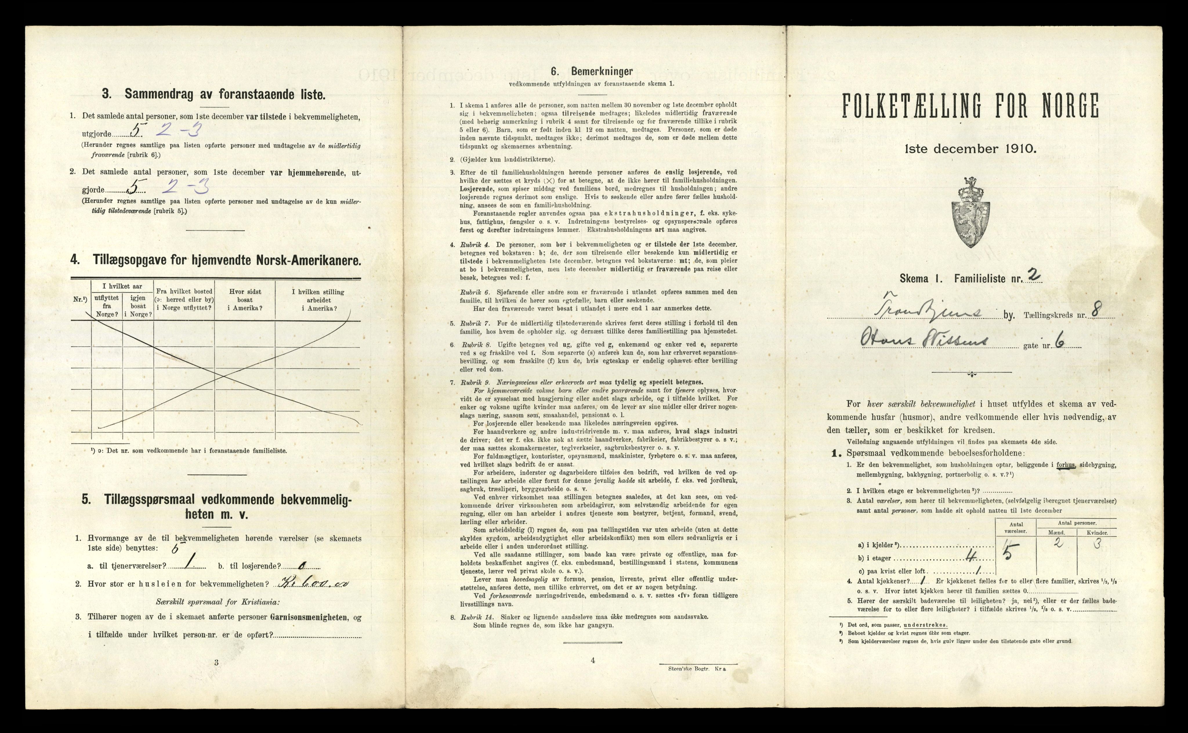 RA, Folketelling 1910 for 1601 Trondheim kjøpstad, 1910, s. 2687