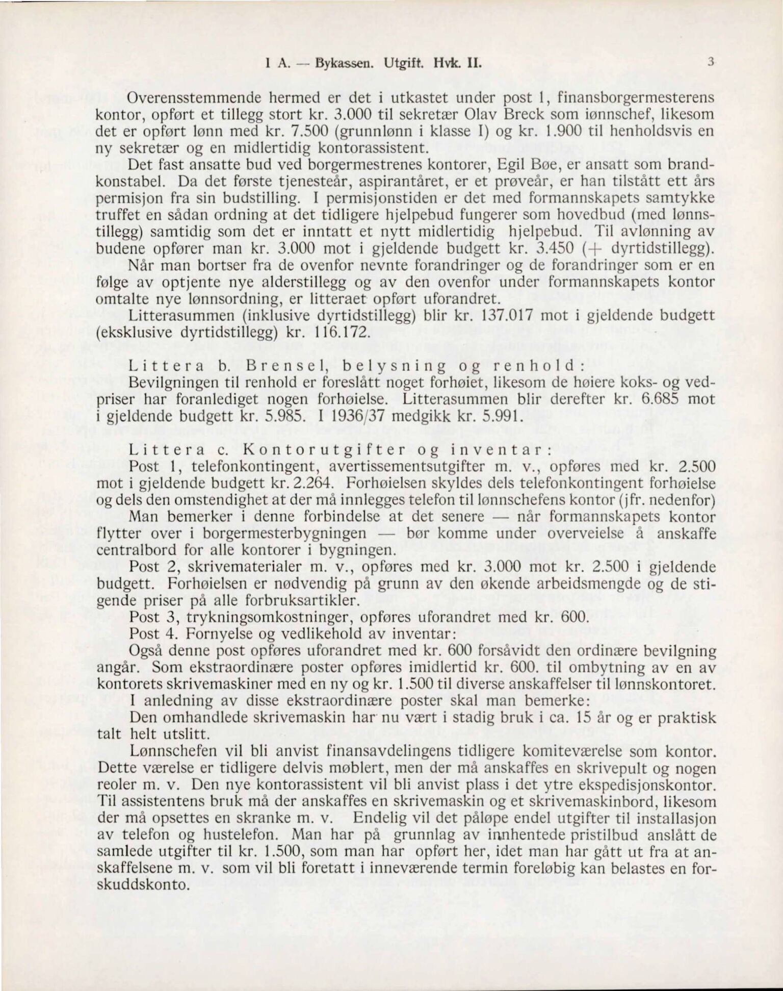 Bergen kommune. Formannskapet, BBA/A-0003/Ad/L0137: Bergens Kommuneforhandlinger, bind II, 1938