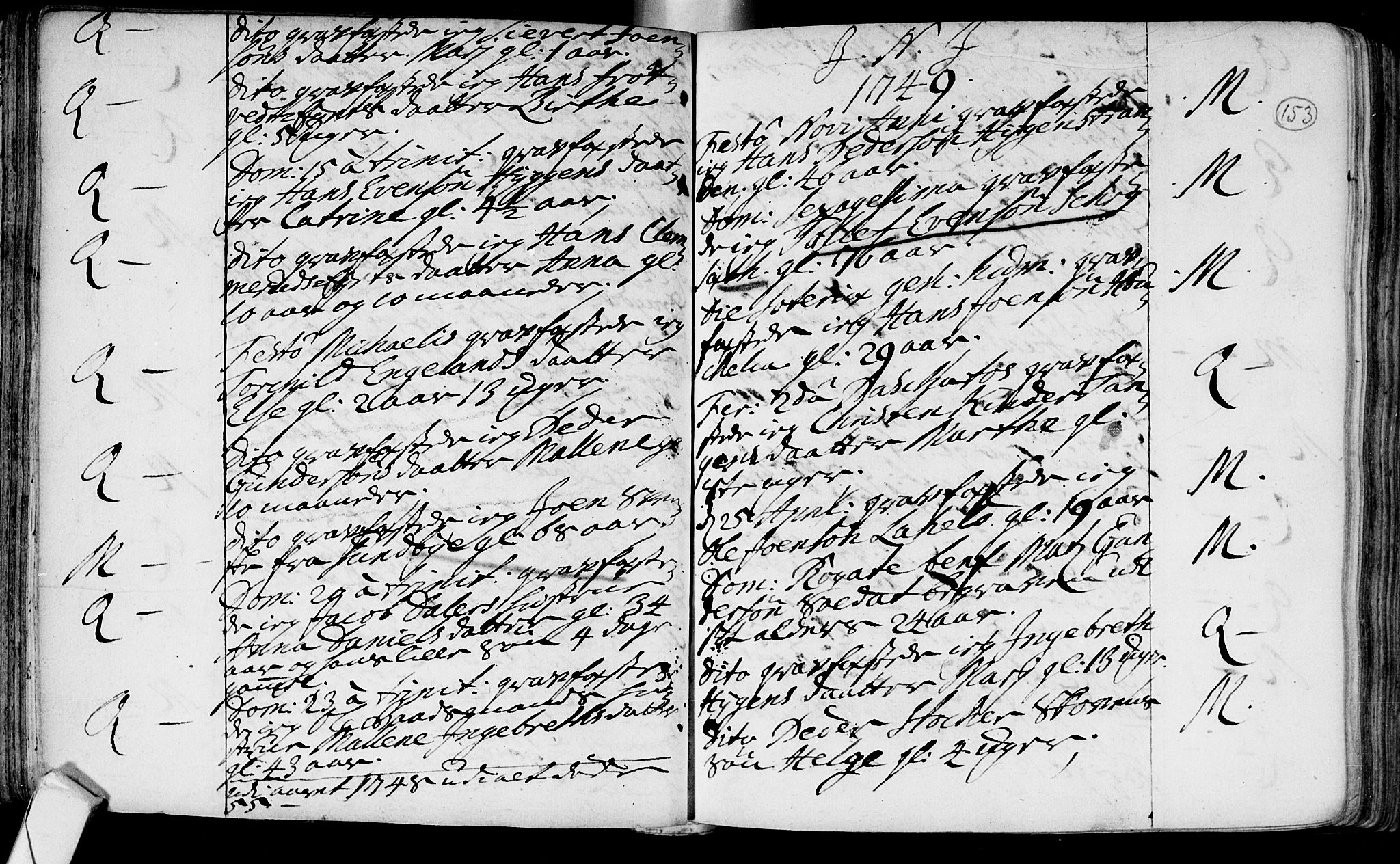 Røyken kirkebøker, SAKO/A-241/F/Fa/L0002: Ministerialbok nr. 2, 1731-1782, s. 153