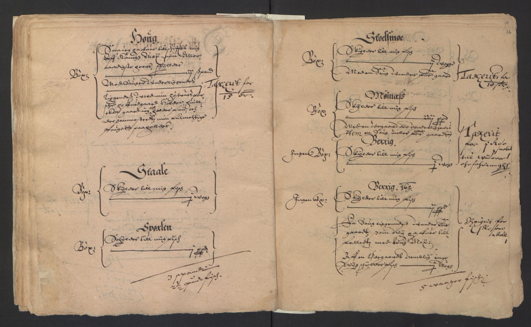 Stattholderembetet 1572-1771, RA/EA-2870/Ek/L0007/0001: Jordebøker til utlikning av rosstjeneste 1624-1626: / Adelsjordebøker, 1624-1625, s. 150
