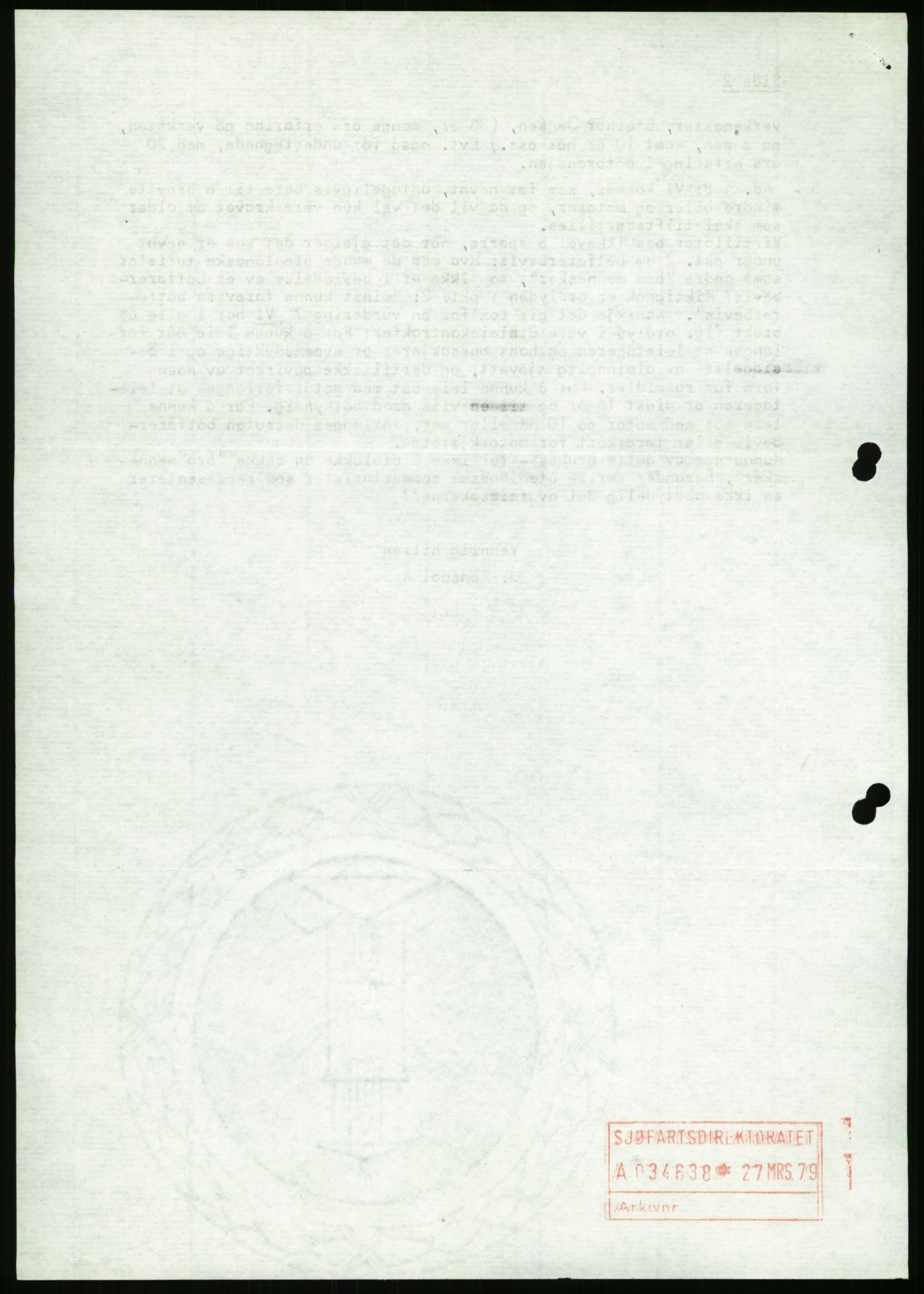 Sjøfartsdirektoratet med forløpere, generelt arkiv, AV/RA-S-1407/D/Du/Duc/L0642/0001: Skipskontrollen - Forskrifter / Forskrift om utleiebåter (2 mapper), 1978-1987, s. 386
