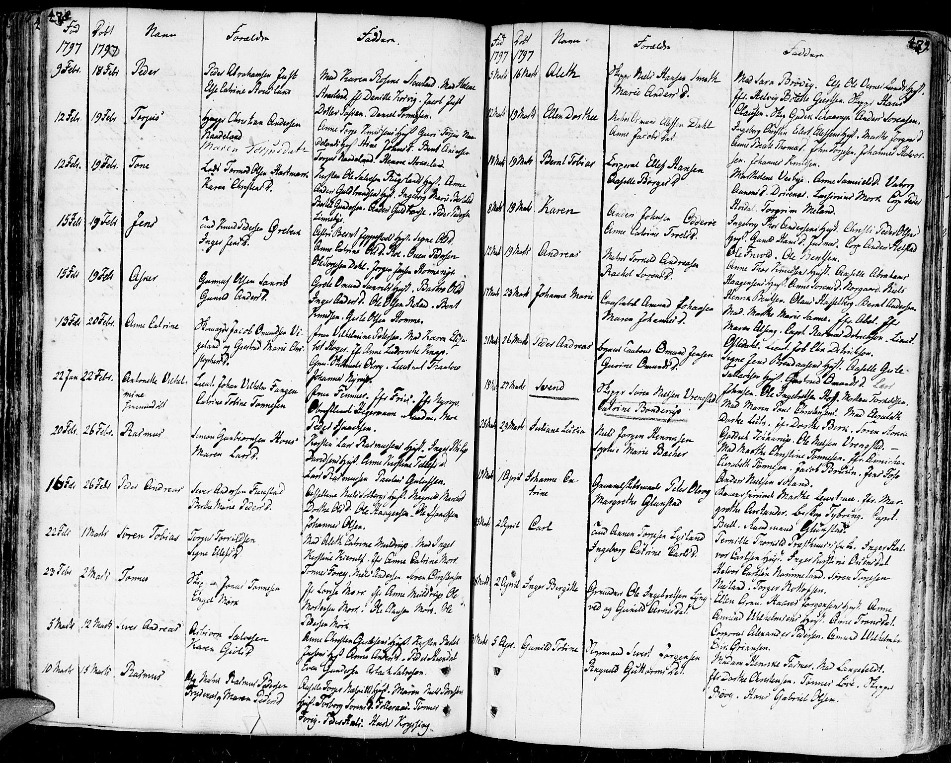 Kristiansand domprosti, AV/SAK-1112-0006/F/Fa/L0003: Ministerialbok nr. A 3, 1778-1818, s. 478-479