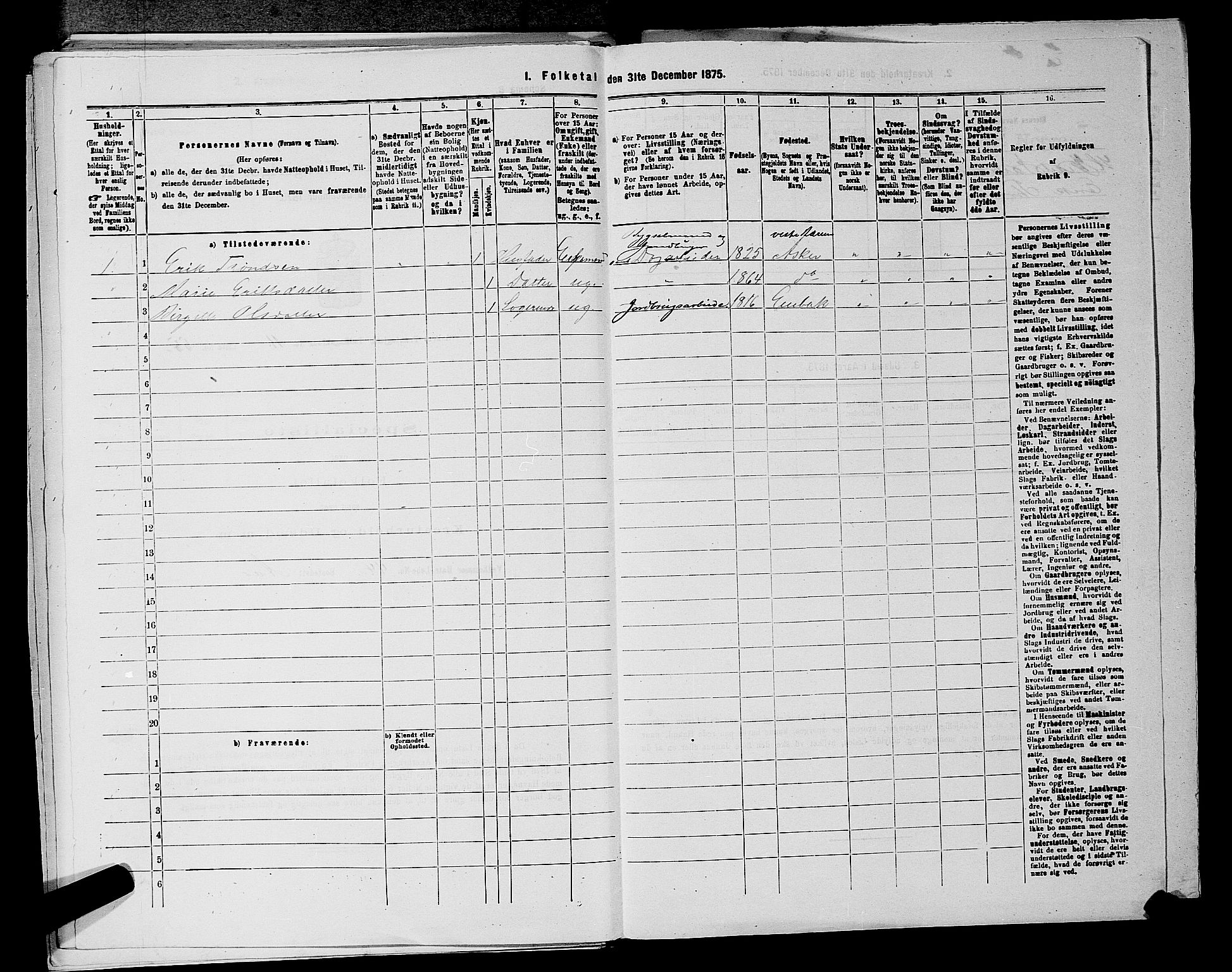 RA, Folketelling 1875 for 0220P Asker prestegjeld, 1875, s. 2027