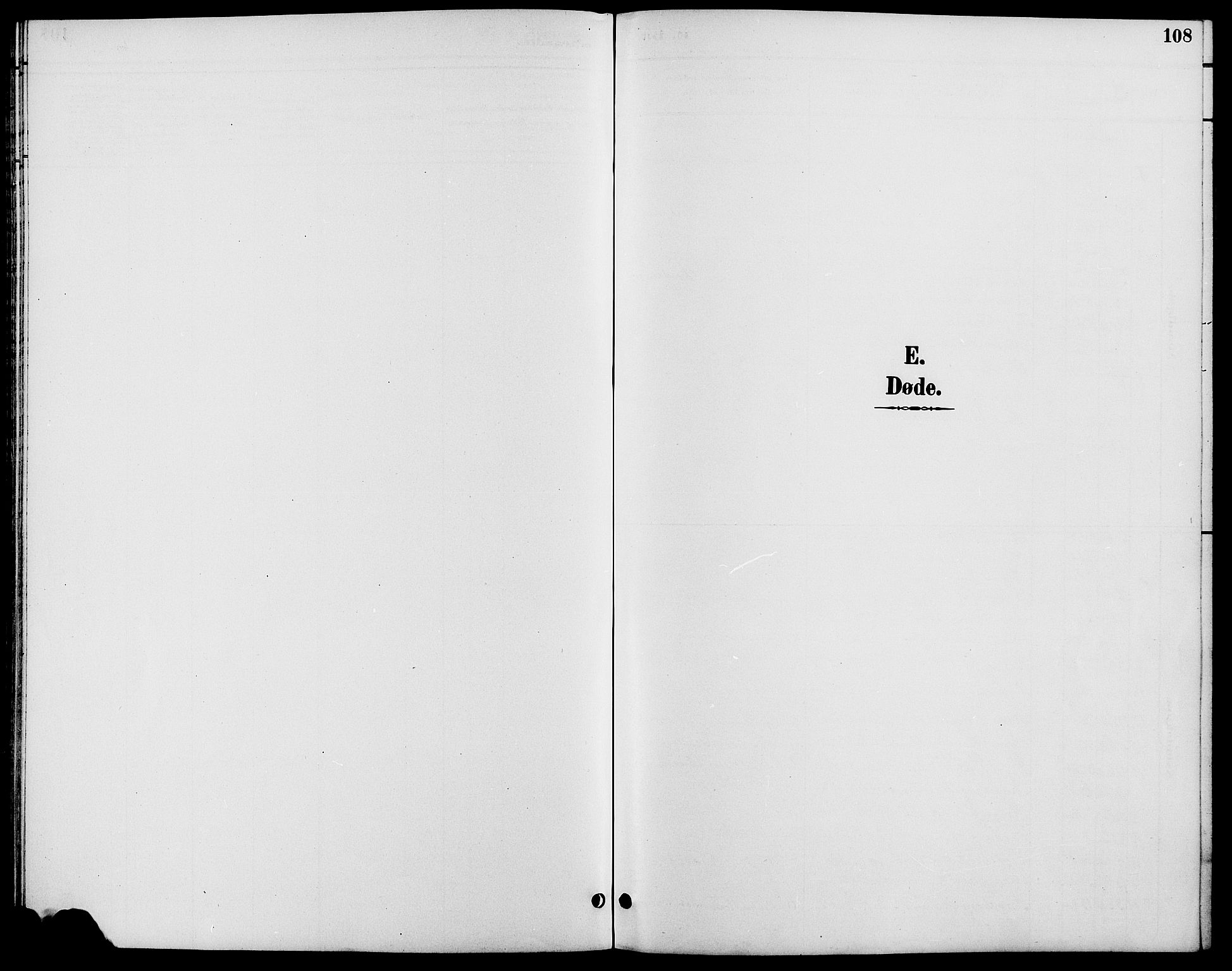 Gjerstad sokneprestkontor, AV/SAK-1111-0014/F/Fb/Fbb/L0004: Klokkerbok nr. B 4, 1890-1910, s. 108