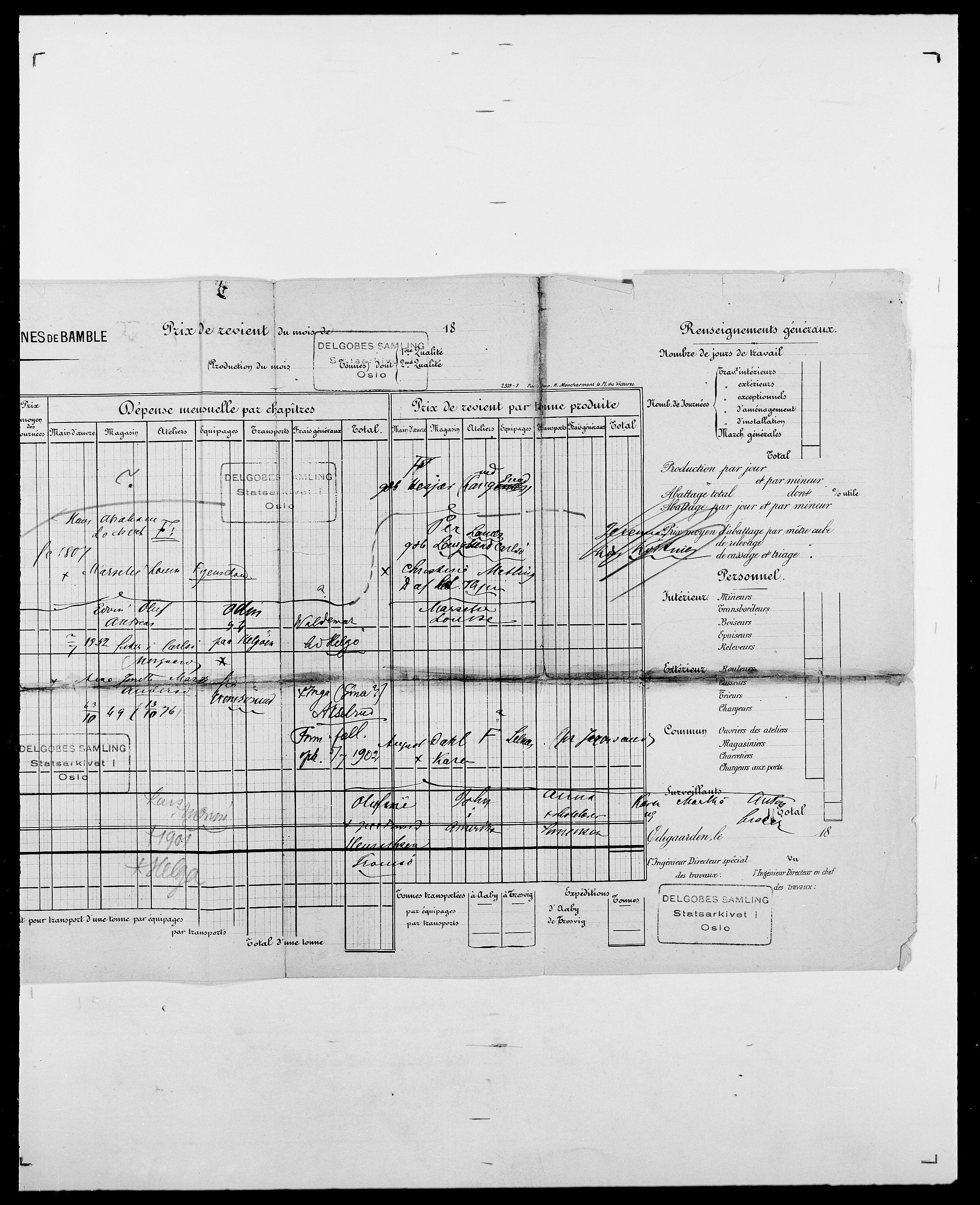 Delgobe, Charles Antoine - samling, AV/SAO-PAO-0038/D/Da/L0011: Fahlander - Flood, Flod, s. 429