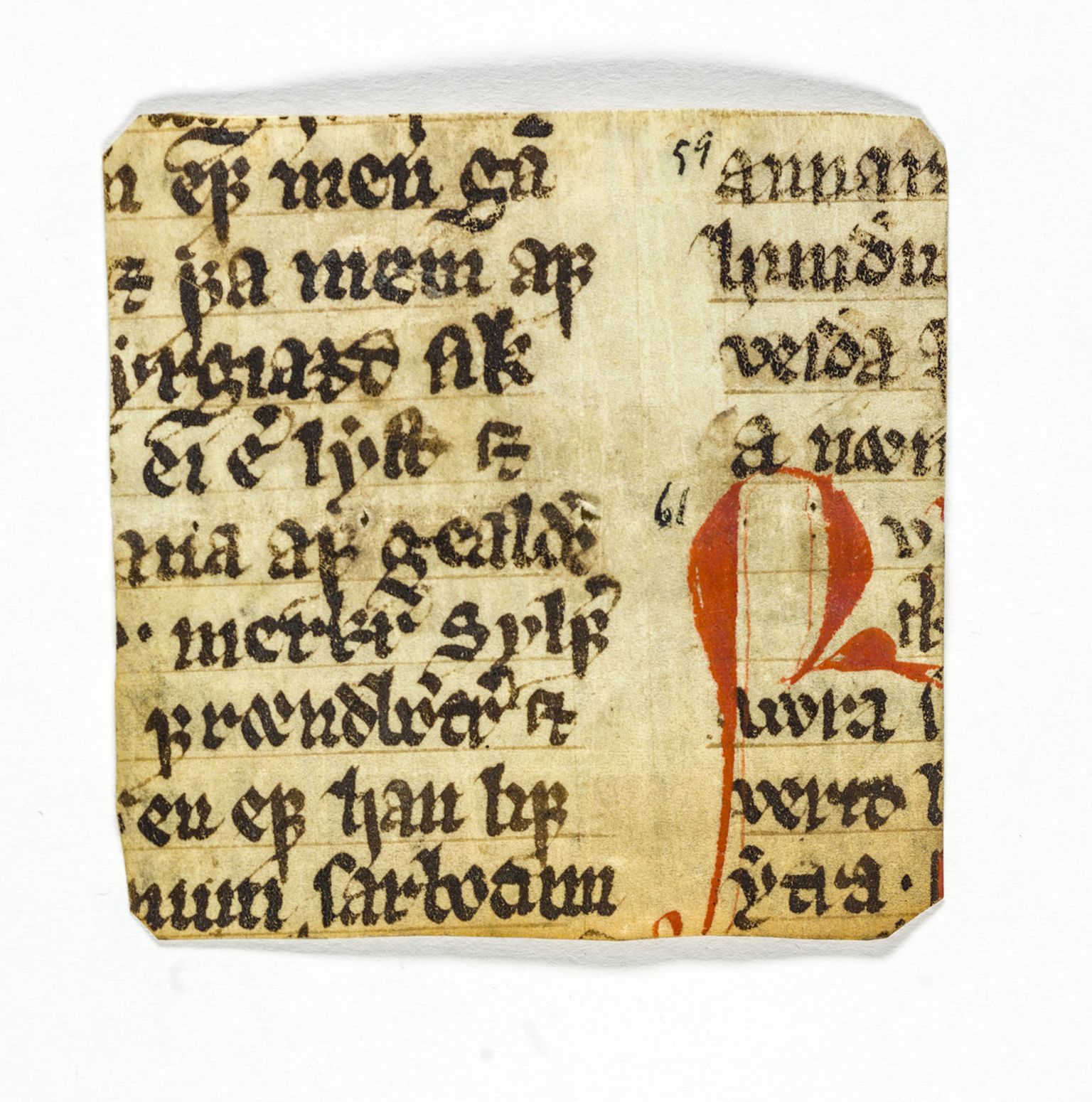 Riksarkivets diplomsamling, AV/RA-EA-5965/F26/L0003: Norrøne membranfragmenter bestand 11-30, 1100-1536, s. 62