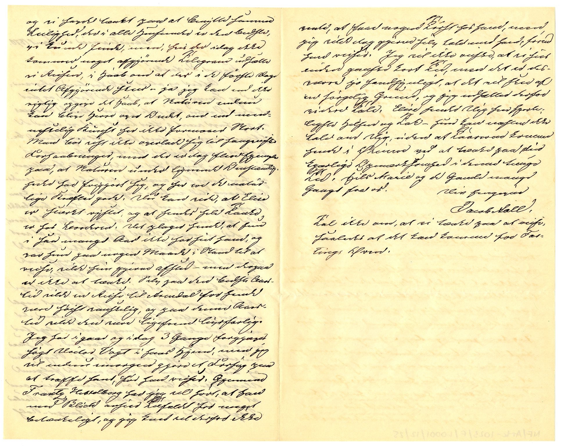 Diderik Maria Aalls brevsamling, NF/Ark-1023/F/L0001: D.M. Aalls brevsamling. A - B, 1738-1889, s. 137