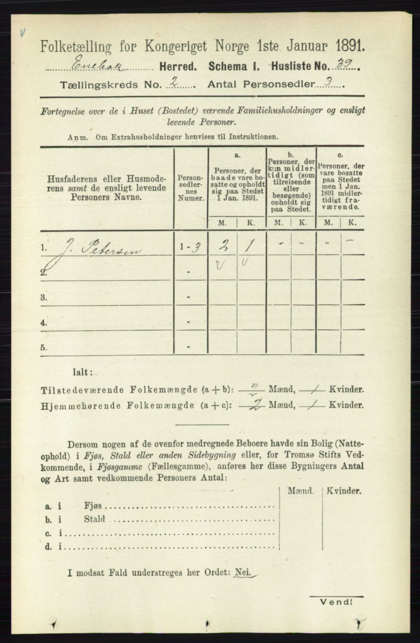 RA, Folketelling 1891 for 0229 Enebakk herred, 1891, s. 745