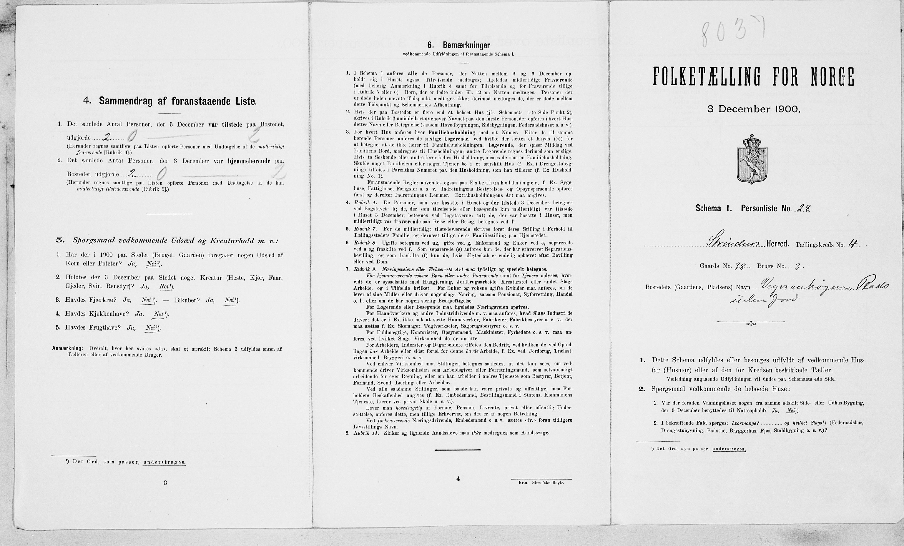 SAT, Folketelling 1900 for 1660 Strinda herred, 1900, s. 771