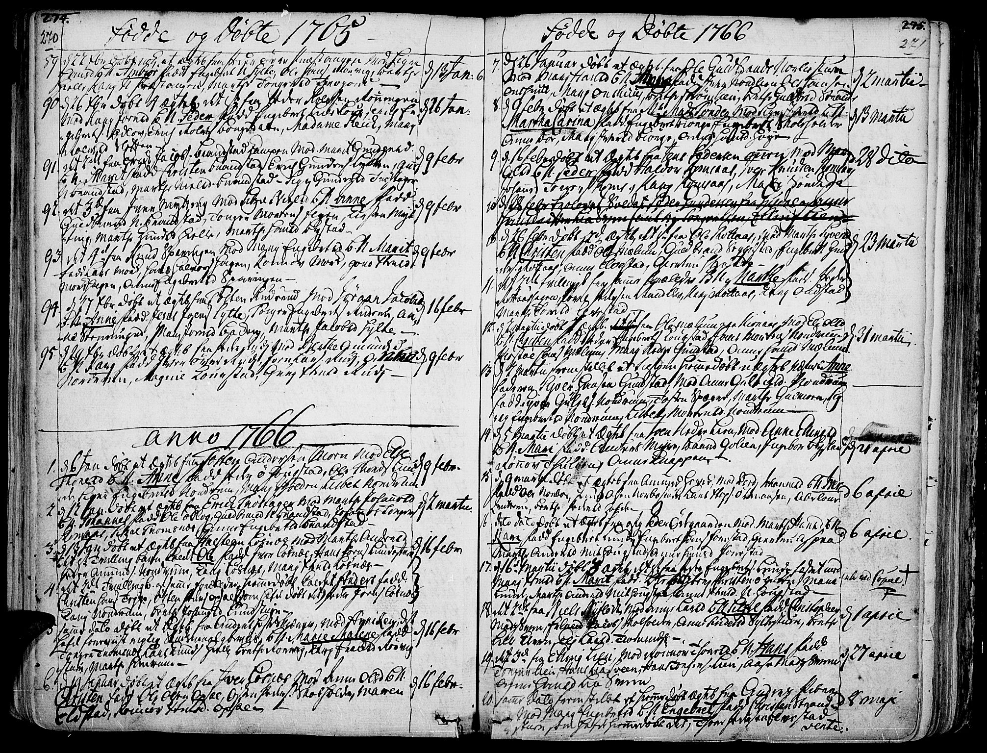Ringebu prestekontor, AV/SAH-PREST-082/H/Ha/Haa/L0002: Ministerialbok nr. 2, 1734-1780, s. 270-271