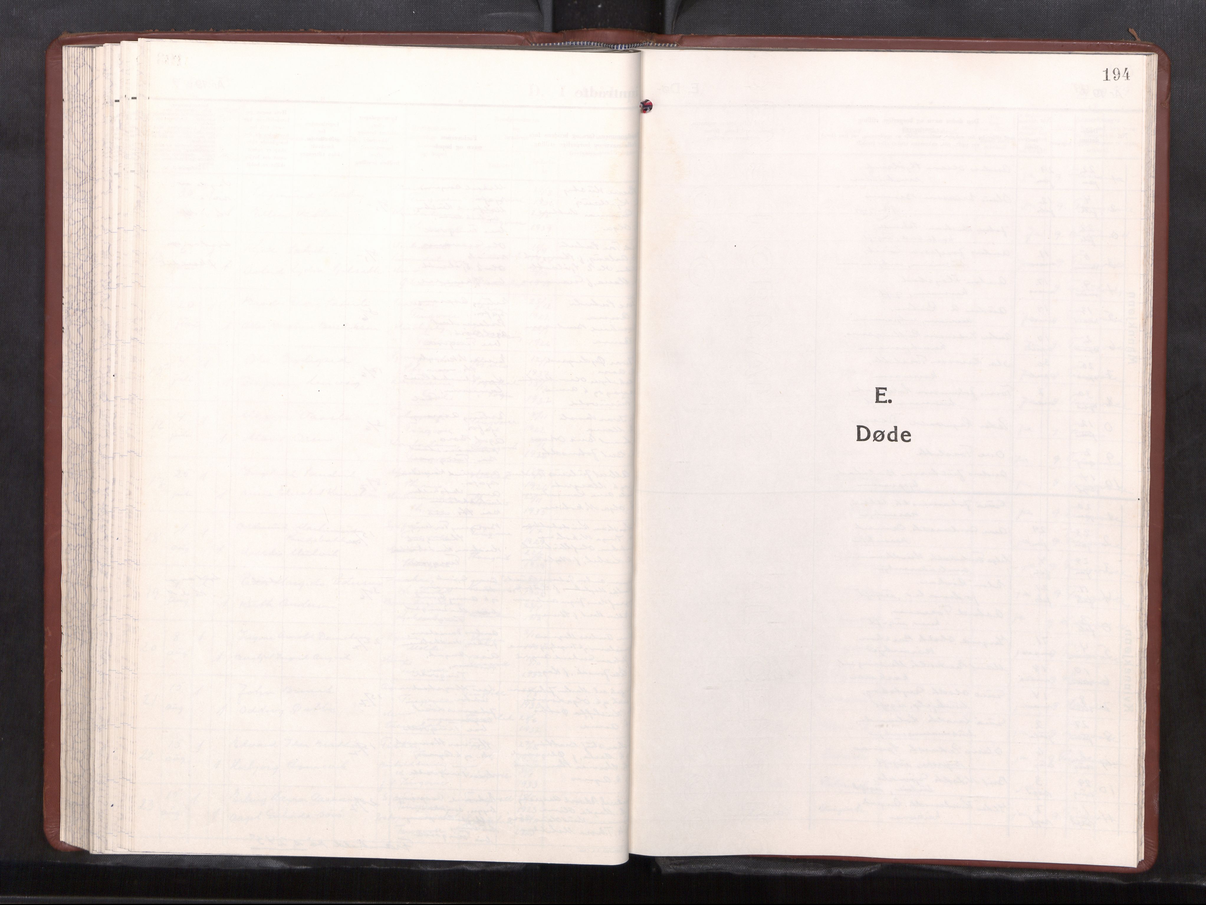 Ministerialprotokoller, klokkerbøker og fødselsregistre - Møre og Romsdal, AV/SAT-A-1454/586/L0997: Klokkerbok nr. 586---, 1949-1964, s. 194