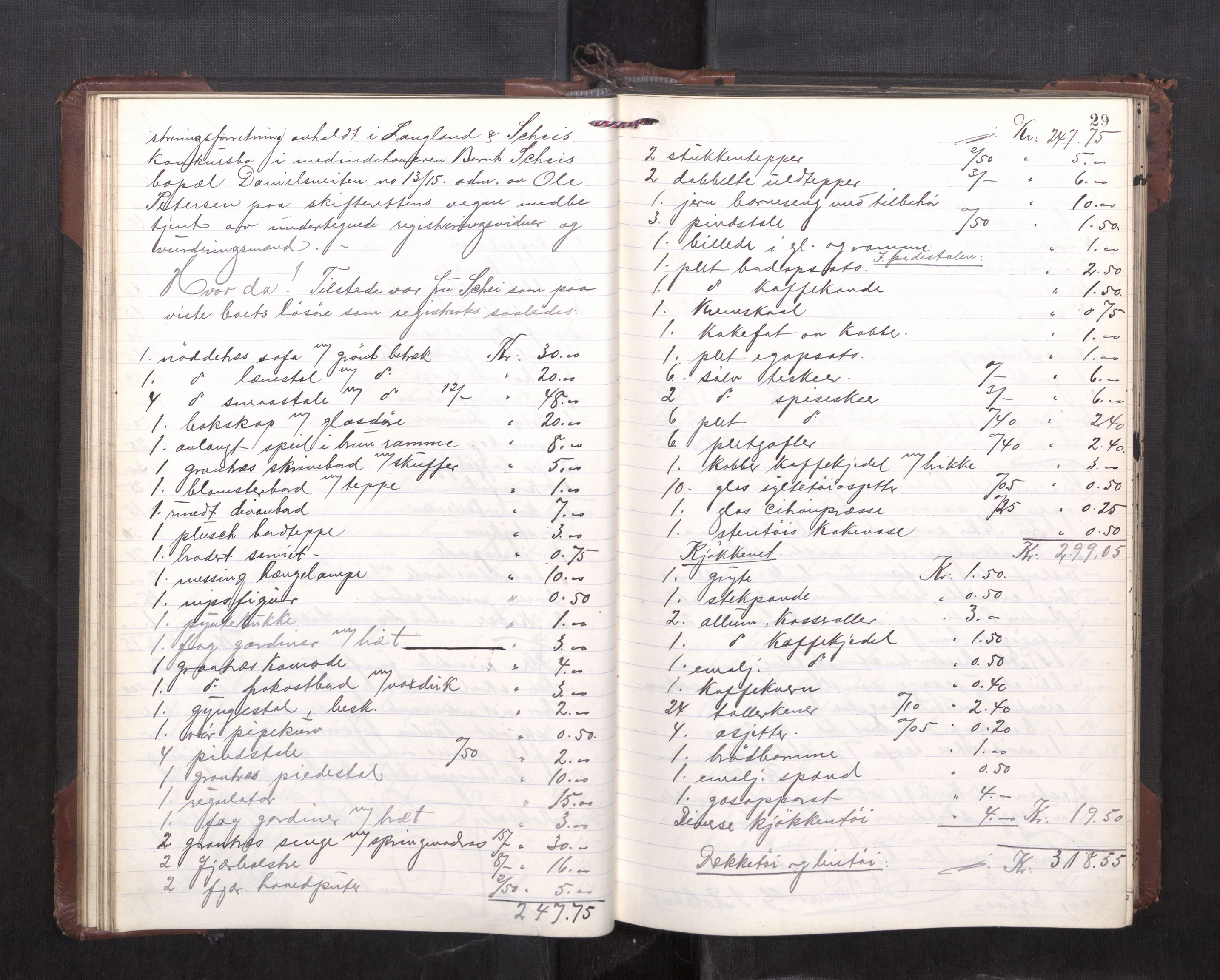 Trondheim byfogd, AV/SAT-A-0003/1/3/3C/L0036: Skifteregistreringsprotokoll - 14/4-24/9. (u/ register), 1915-1918, s. 29