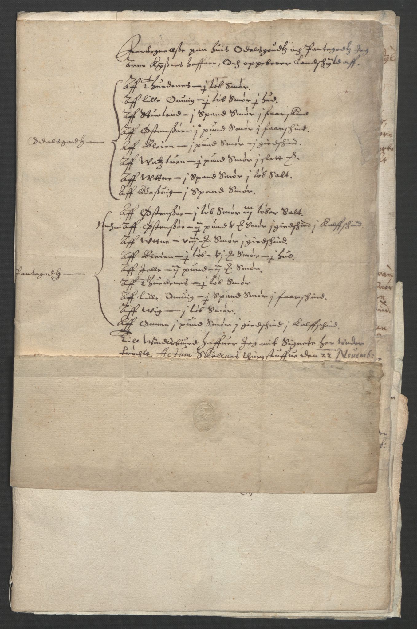 Stattholderembetet 1572-1771, AV/RA-EA-2870/Ek/L0011/0001: Jordebøker til utlikning av rosstjeneste 1624-1626: / Odelsjordebøker for Bergenhus len, 1624, s. 46