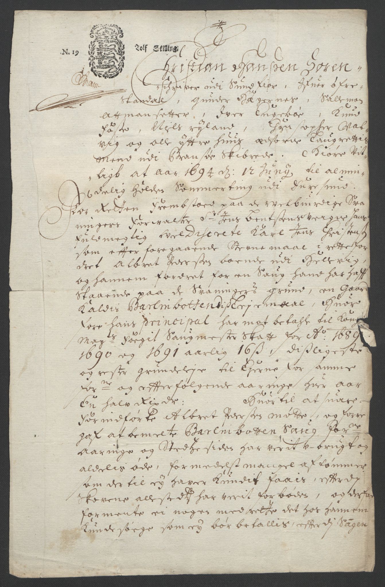 Rentekammeret inntil 1814, Reviderte regnskaper, Fogderegnskap, RA/EA-4092/R53/L3422: Fogderegnskap Sunn- og Nordfjord, 1695-1696, s. 70