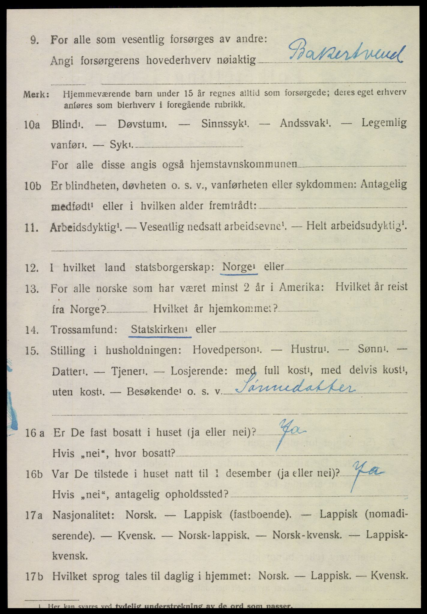 SAT, Folketelling 1920 for 1735 Kvam herred, 1920, s. 2328