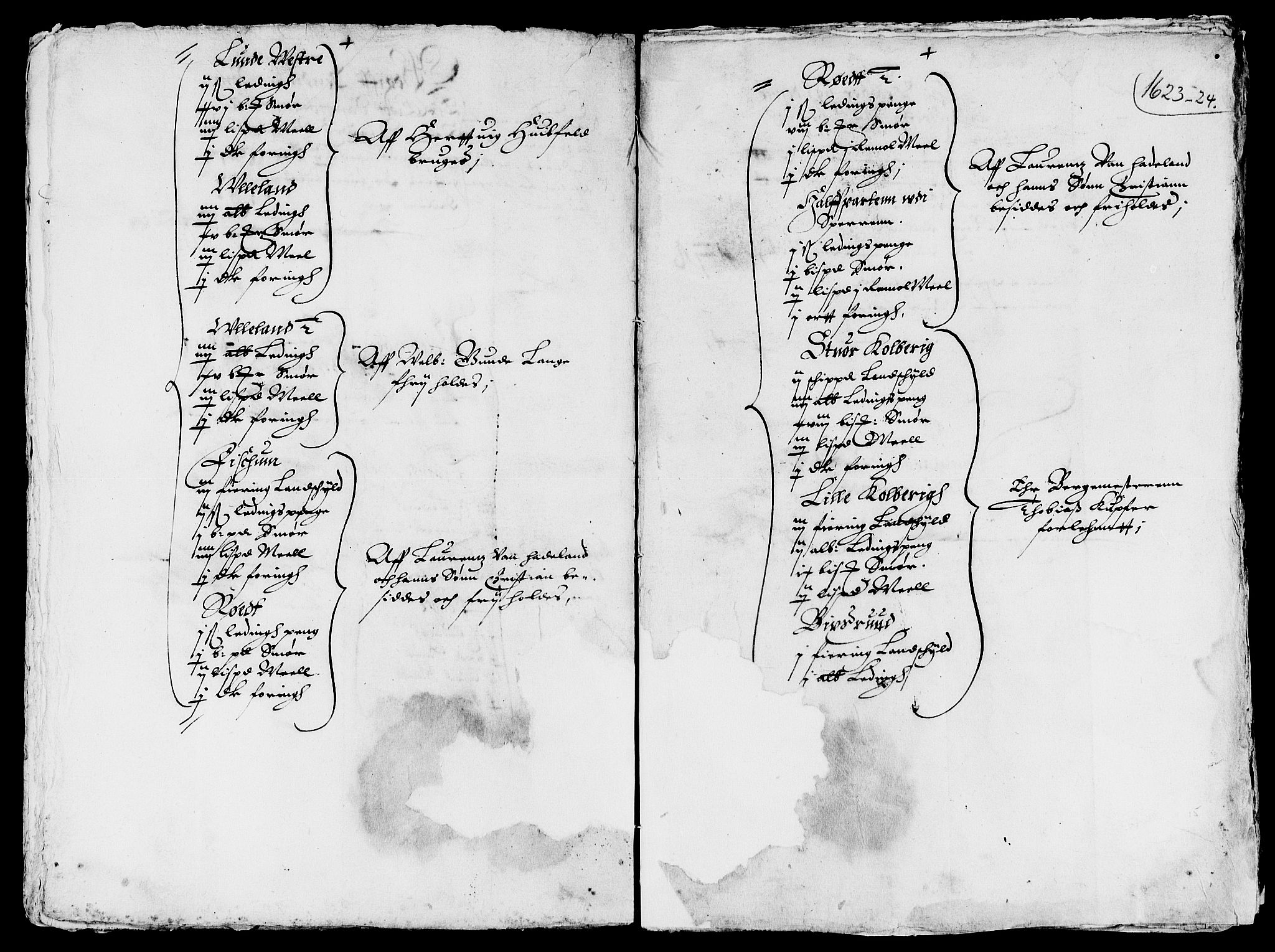 Rentekammeret inntil 1814, Reviderte regnskaper, Lensregnskaper, AV/RA-EA-5023/R/Rb/Rbm/L0003: Eiker len, 1622-1626